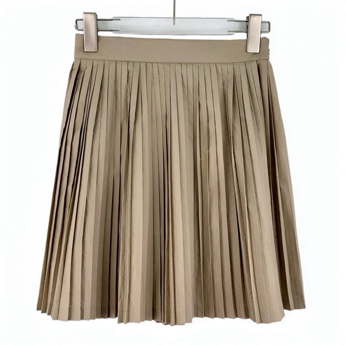 Dior Dior, Khaki Pleated Mini Skirt K26WX Size 25" / US 0 / IT 36 - 2 Thumbnail