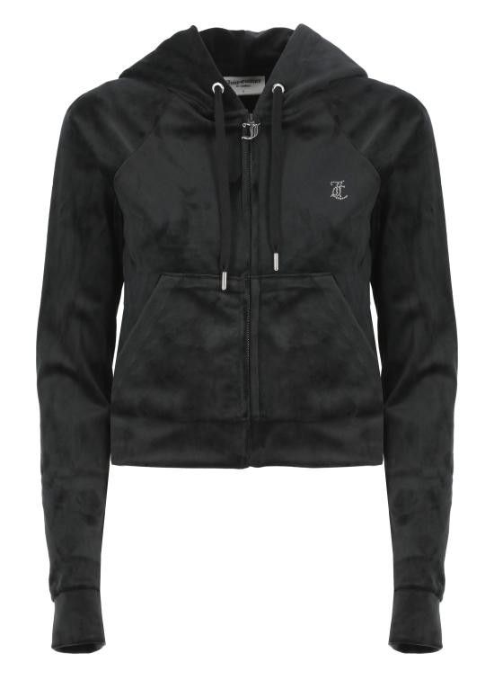 Juicy Couture JUICY COUTURE Women Hoodies VIJH70194WPF J00 Black Size S / US 4 / IT 40 - 1 Thumbnail