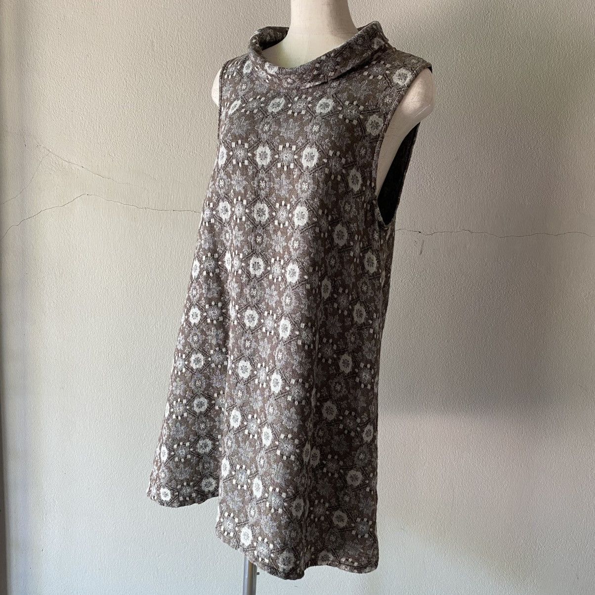 Designer × Japanese Brand Apsara Gray Sleeveless Knit Dress Size S / US 4 / IT 40 - 14 Thumbnail