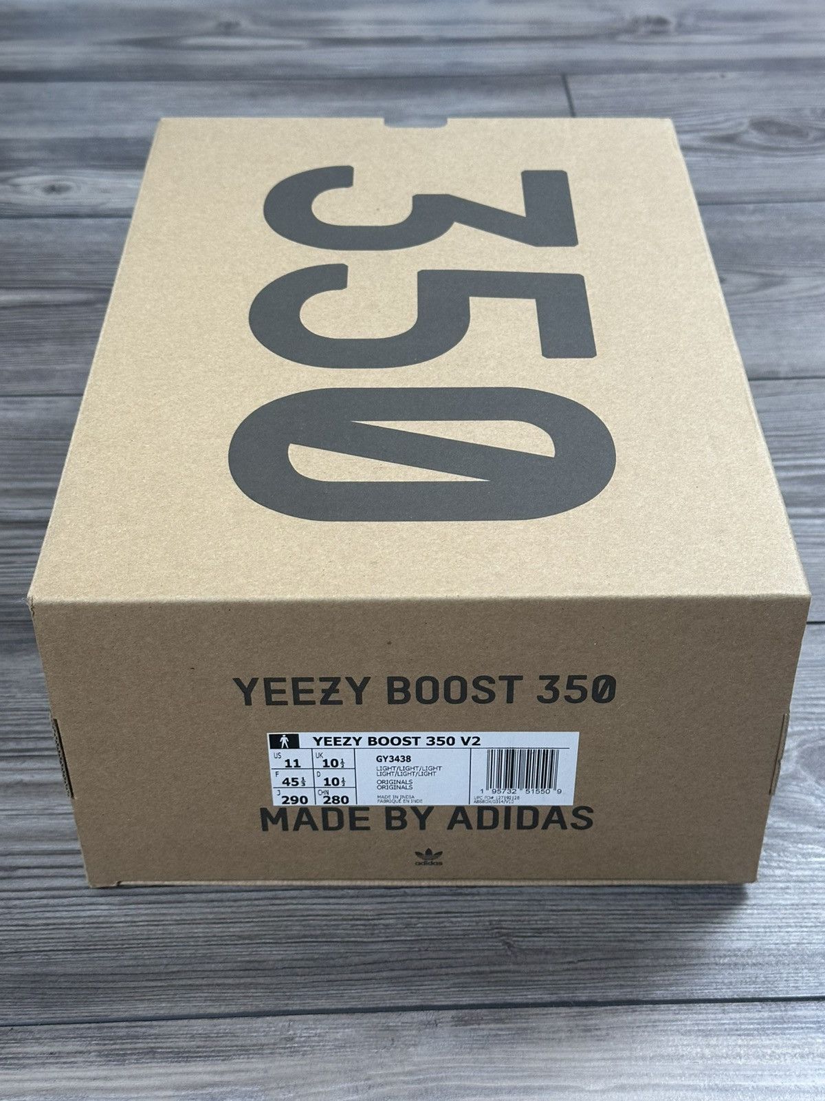Yeezy Adidas Yeezy Boost 350 V2 Light Size US 11 / EU 44 - 12 Thumbnail