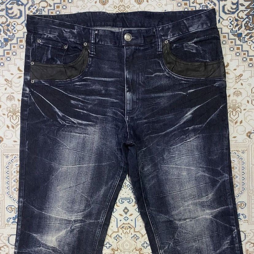 Japanese Brand 2000s y2k vintage japanese denim beautiful fade jeans Size US 40 / EU 56 - 3 Thumbnail