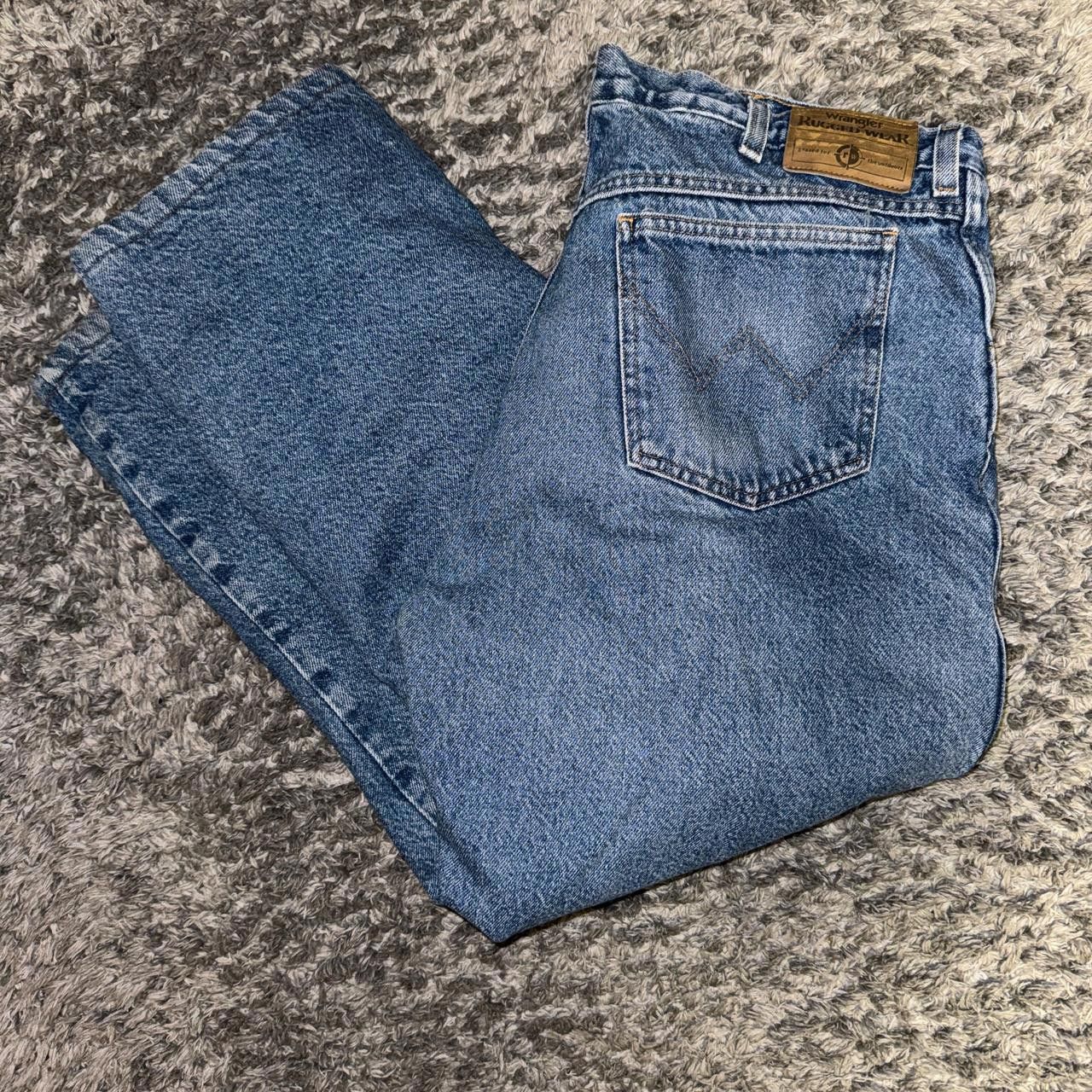 Wrangler Wrangler Men's Blue Jeans Size US 38 / EU 54 - 1 Thumbnail