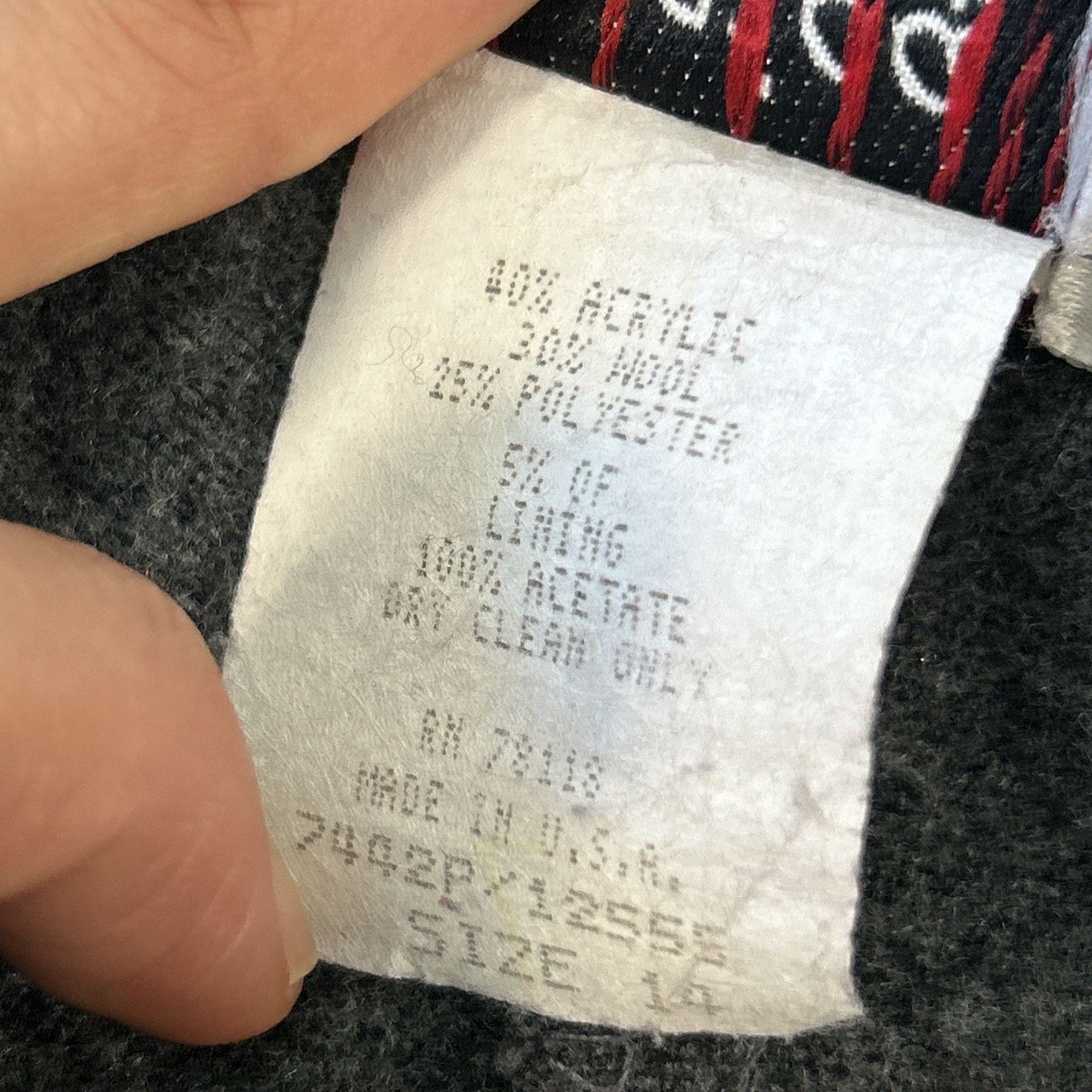 Levi's 70s Talon Wool Action Slacks Beyond Baggy Pants Women 33x26 Size US 33 - 5 Thumbnail