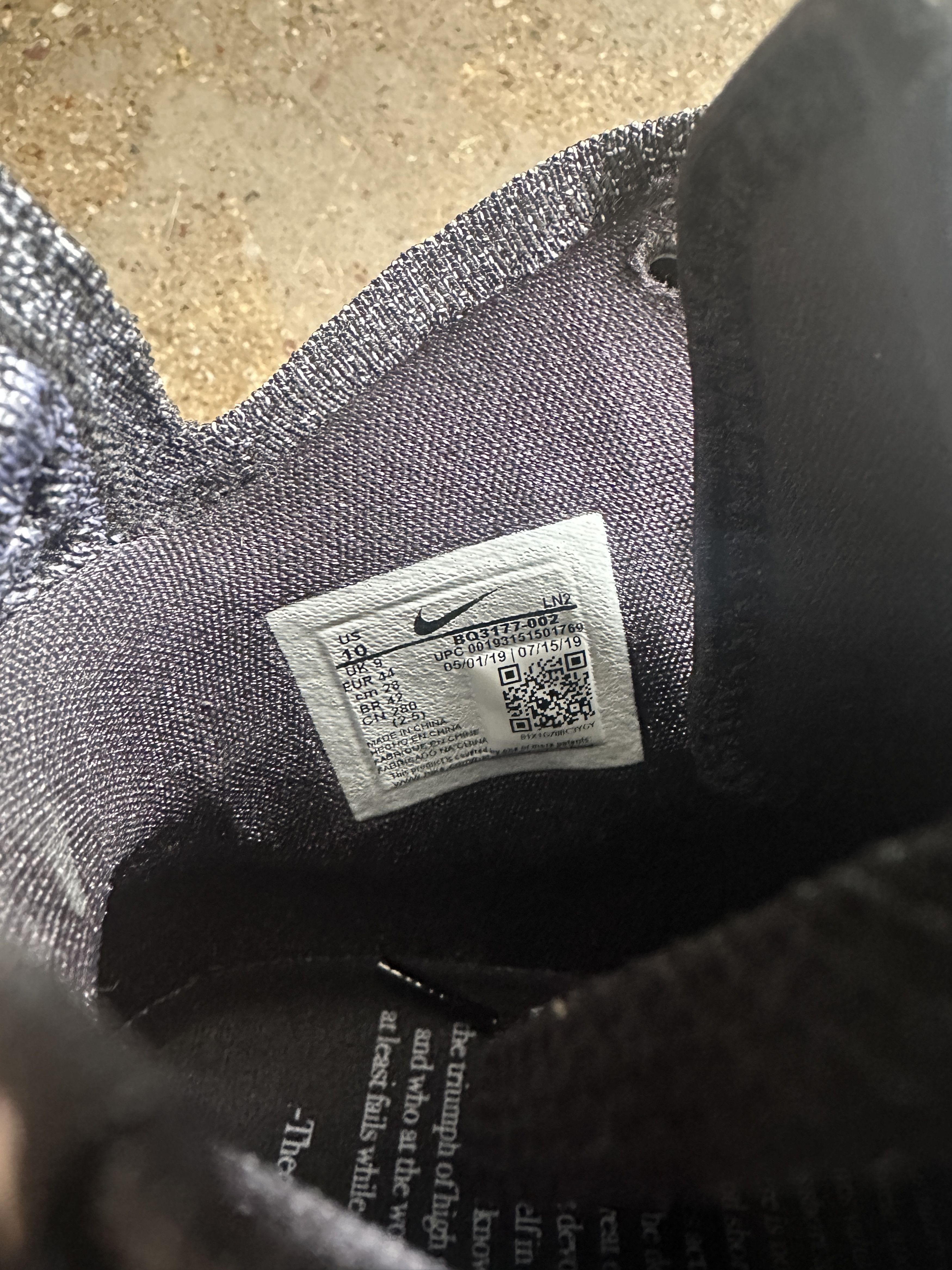 Nike Nike Men's Lebron 17 Black White / Oreo Size US 10 / EU 43 - 7 Thumbnail