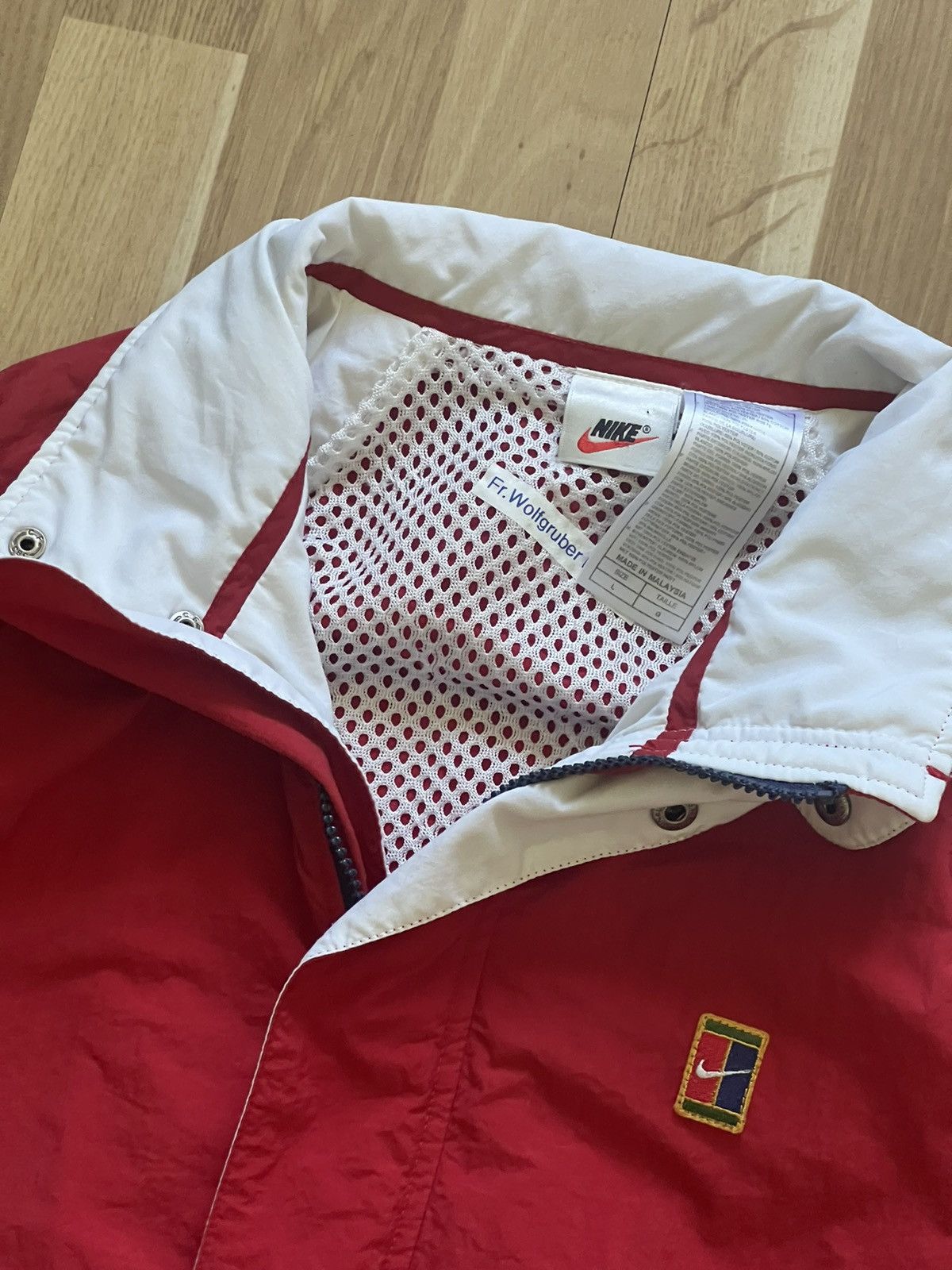 Nike Nike challenge court vintage jacket windbreaker 90s Size US L / EU 52-54 / 3 - 3 Thumbnail