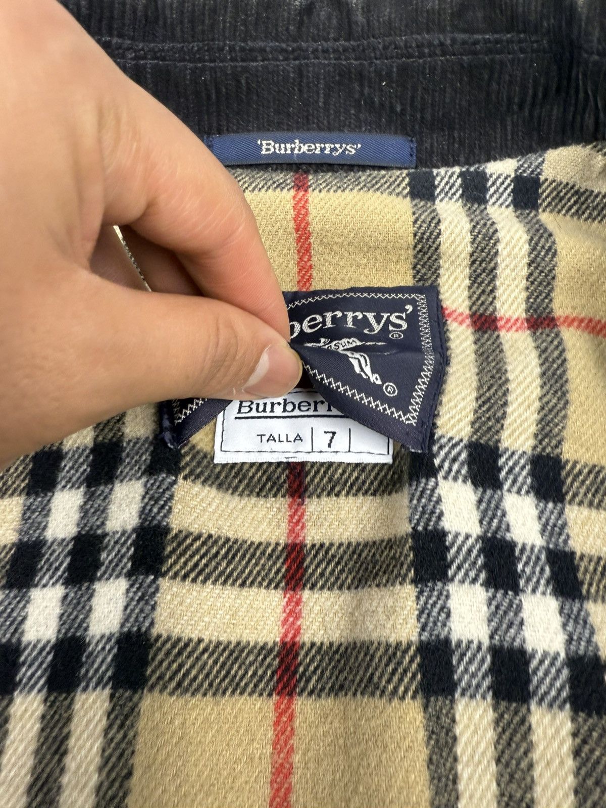 Burberry Vintage Burberry Quilted Wool Jacket – Nova Check Lining Size US L / EU 52-54 / 3 - 10 Thumbnail