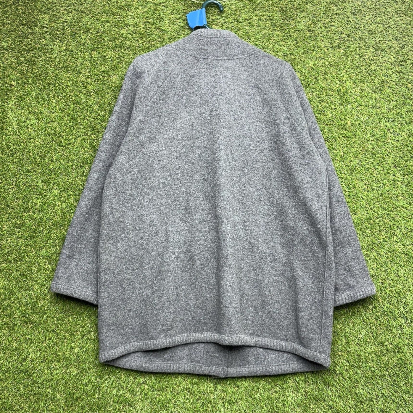 Jones New York Jones New York Wool Jacket Womens 1X Peacoat Grey Midi Coat Button Wool Angora Lined Pockets Winter Fall Vintage No Size XL / US 12-14 / IT 48-50 - 2 Thumbnail