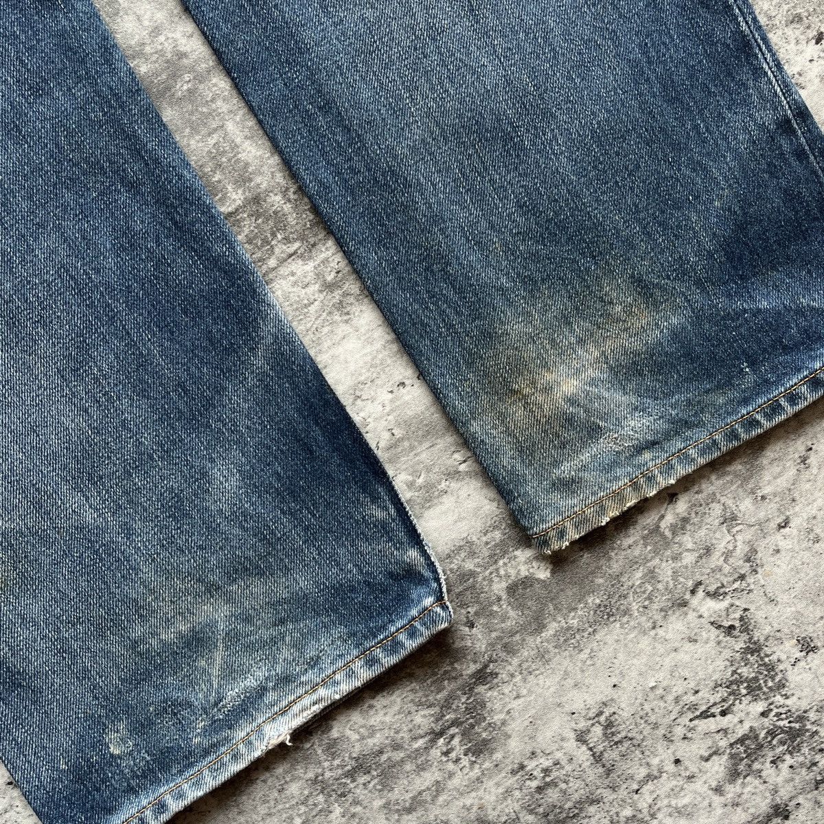 Evisu Evisu No.3 Brush Daicock Washed Selvedge Jeans Size US 33 - 20 Thumbnail