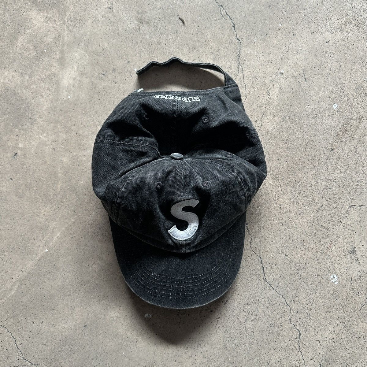 Supreme Pigment Coated S Logo Cap