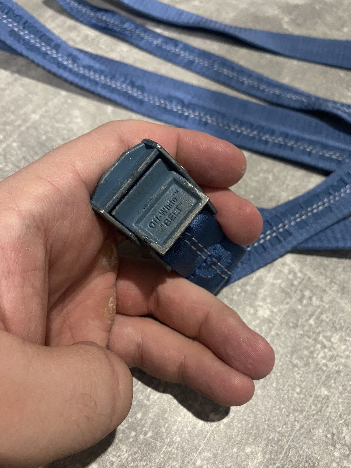 Off-White Off-White Industrial Belt Navy Size ONE SIZE - 4 Thumbnail