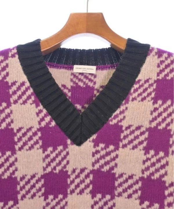 Dries Van Noten Dries van noten Plaid V-neck sweater 2502-Nextarrow Size US S / EU 44-46 / 1 - 5 Thumbnail
