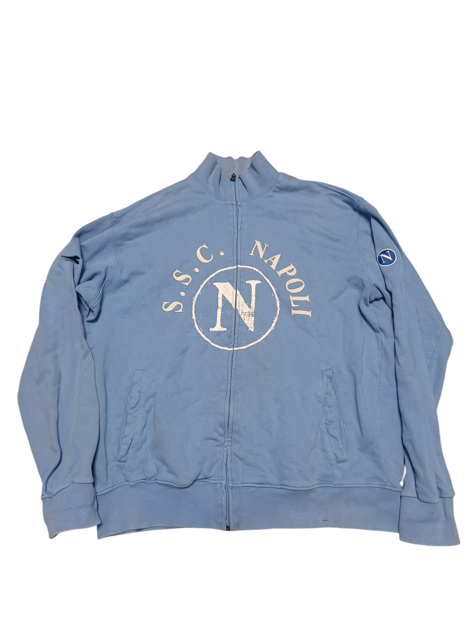 Diadora NAPOLI DIADORA VINTAGE SOCCER LIGHT JACKET BIGLOGO Size US XL / EU 56 / 4 - 1 Thumbnail