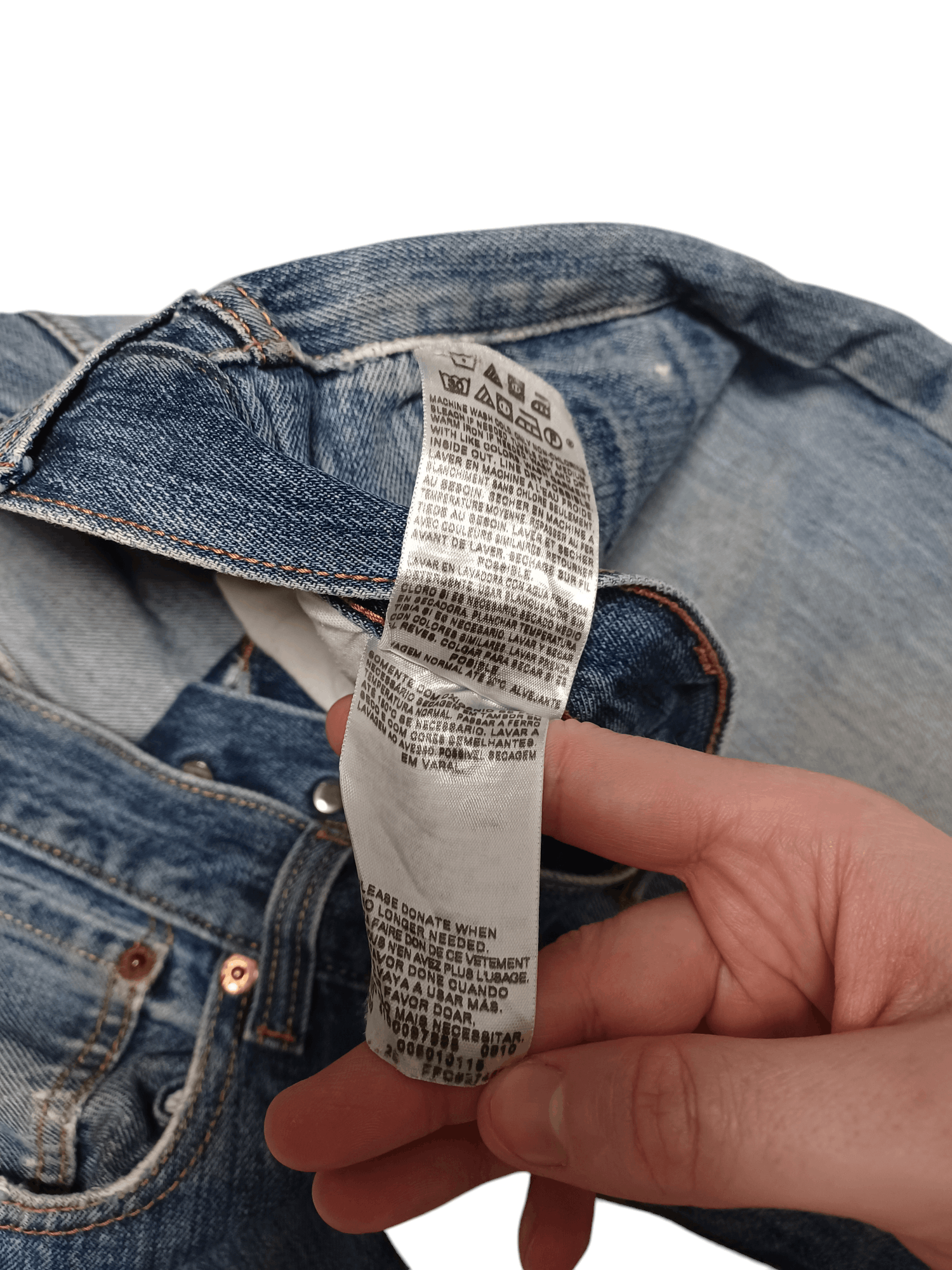 Levi's Vintage Clothing LEVIS 501 W36 L34 MADE IN EGYPT VINTAGE STRAIGHT JEANS DENIM Size US 36 / EU 52 - 6 Thumbnail