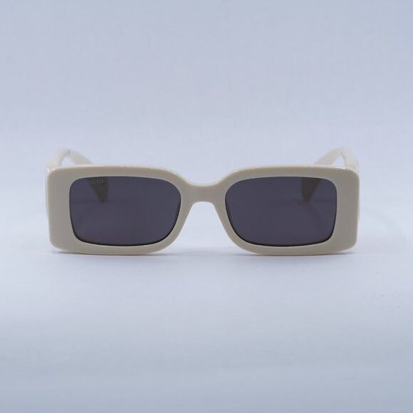 Gucci New Gucci GG1325S 013 Sunglasses - Ivory Frame, Grey Size ONE SIZE - 4 Thumbnail