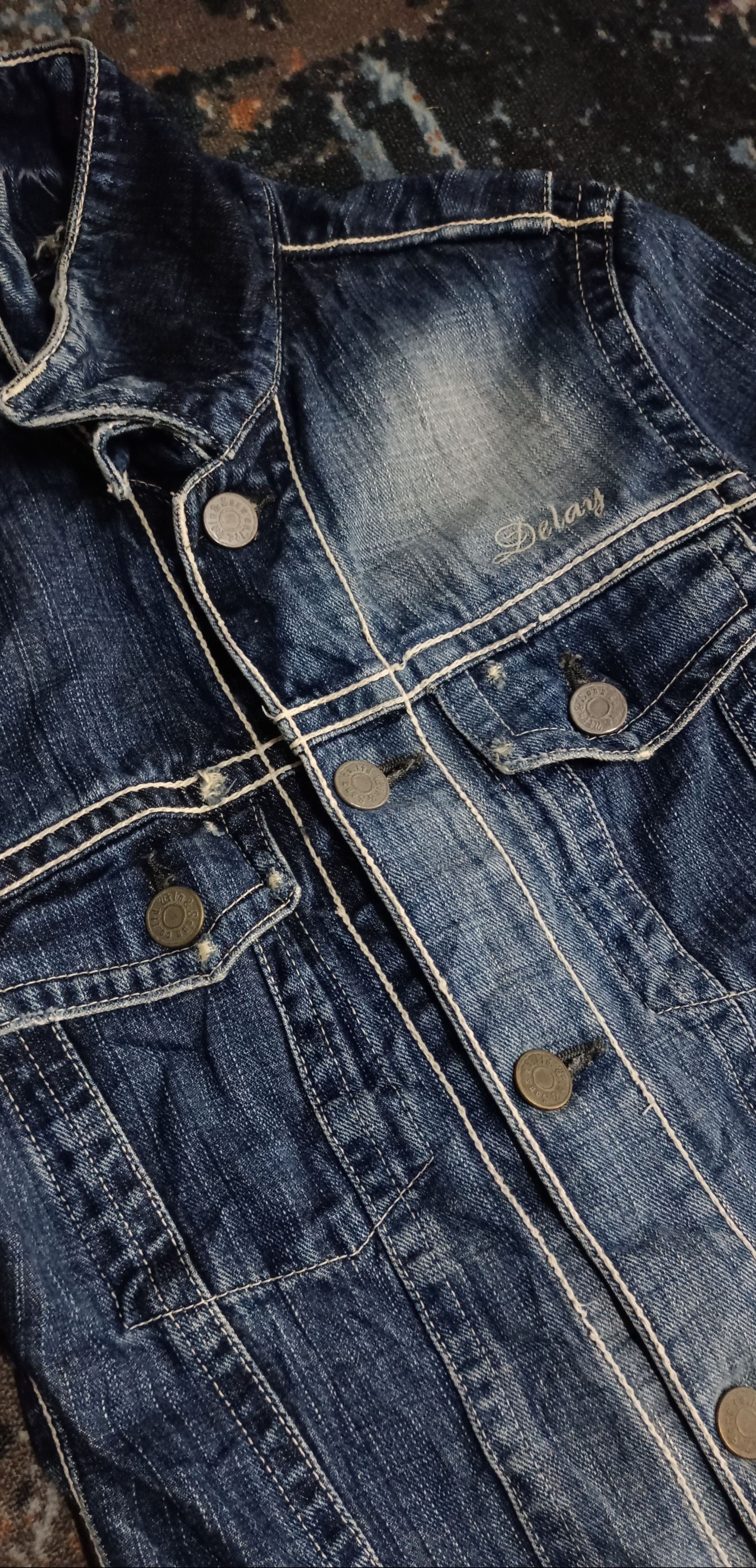 Japanese Brand Delay by Ufin & Sons Denim Jumpsuit Size 31" - 8 Thumbnail