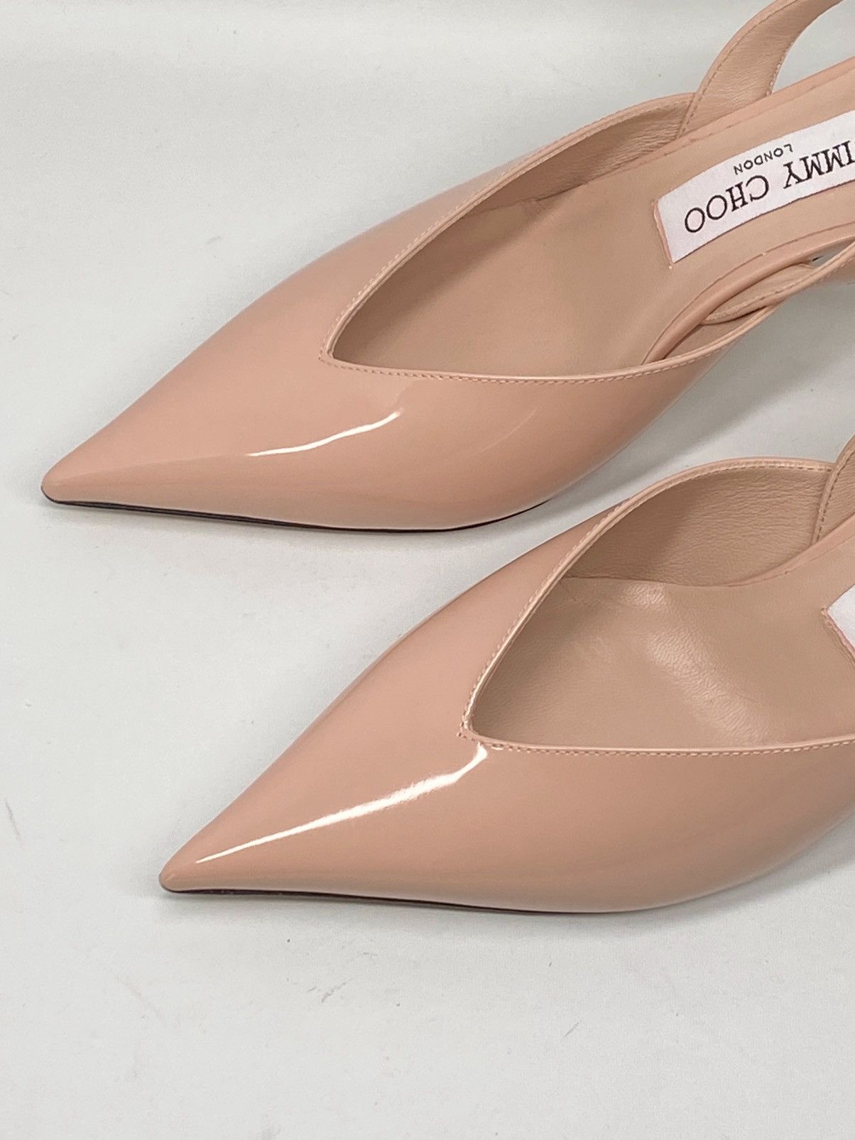 Jimmy Choo Jimmy Choo Maryanne SB 65 Leather Heels size 36.5 Size US 6.5 / IT 36.5 - 9 Thumbnail