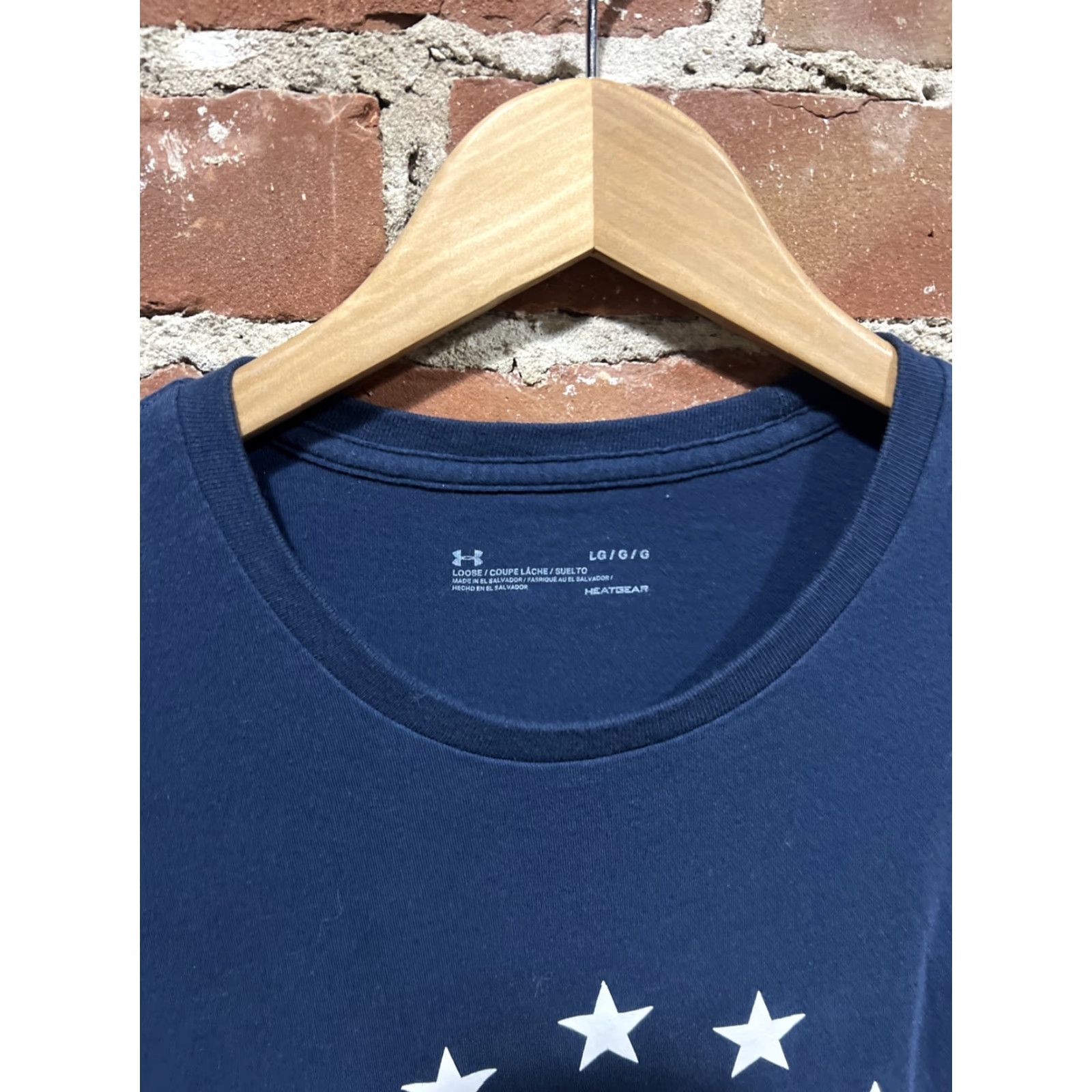 Under Armour Under Armour Shirt Large Adult Blue HeatGear Short Sleeve Mens L Size US L / EU 52-54 / 3 - 2 Thumbnail