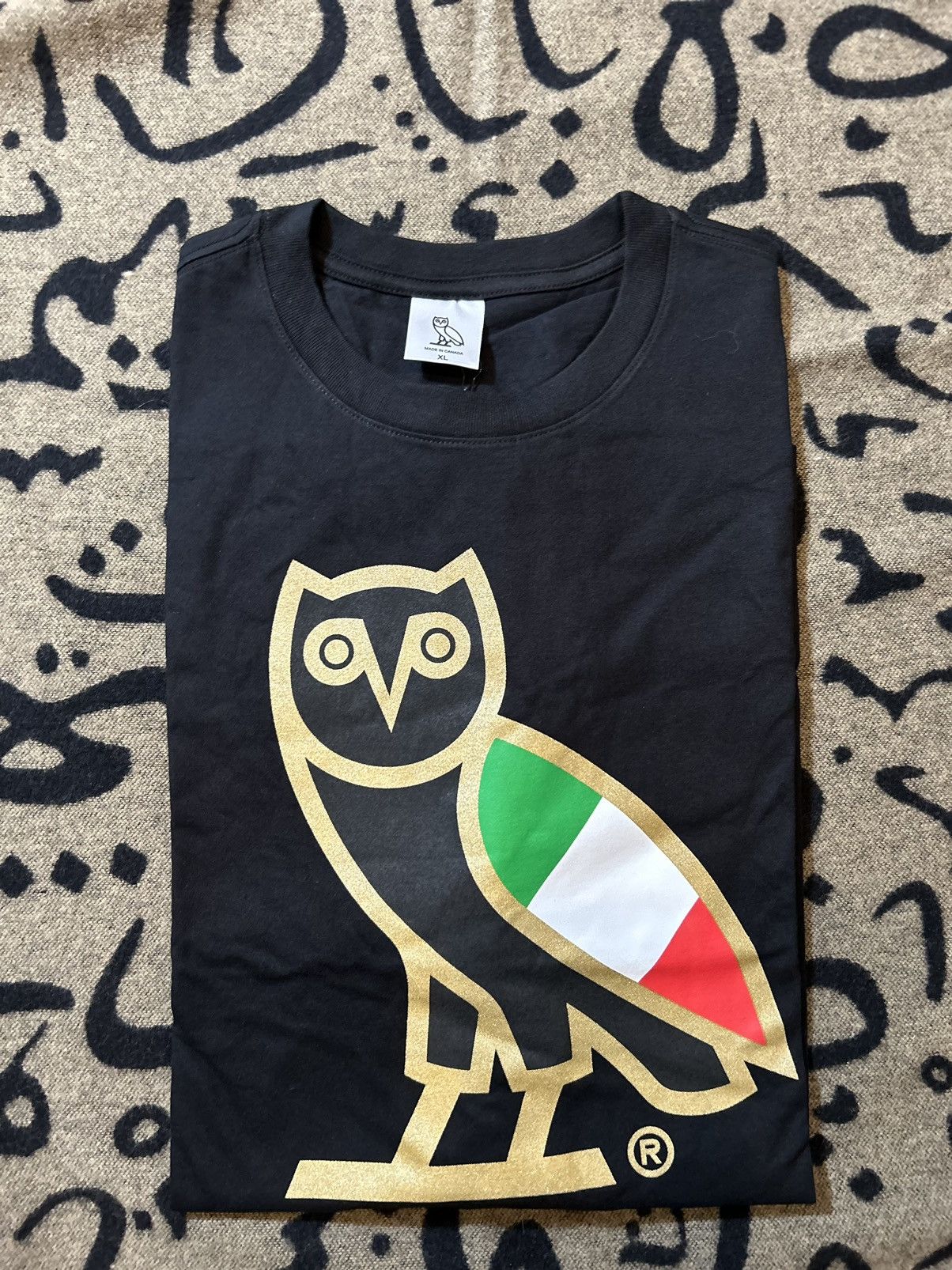 Drake × October's Very Own OVO ITALY FLAG TSHIRT Size US XL / EU 56 / 4 - 2 Thumbnail