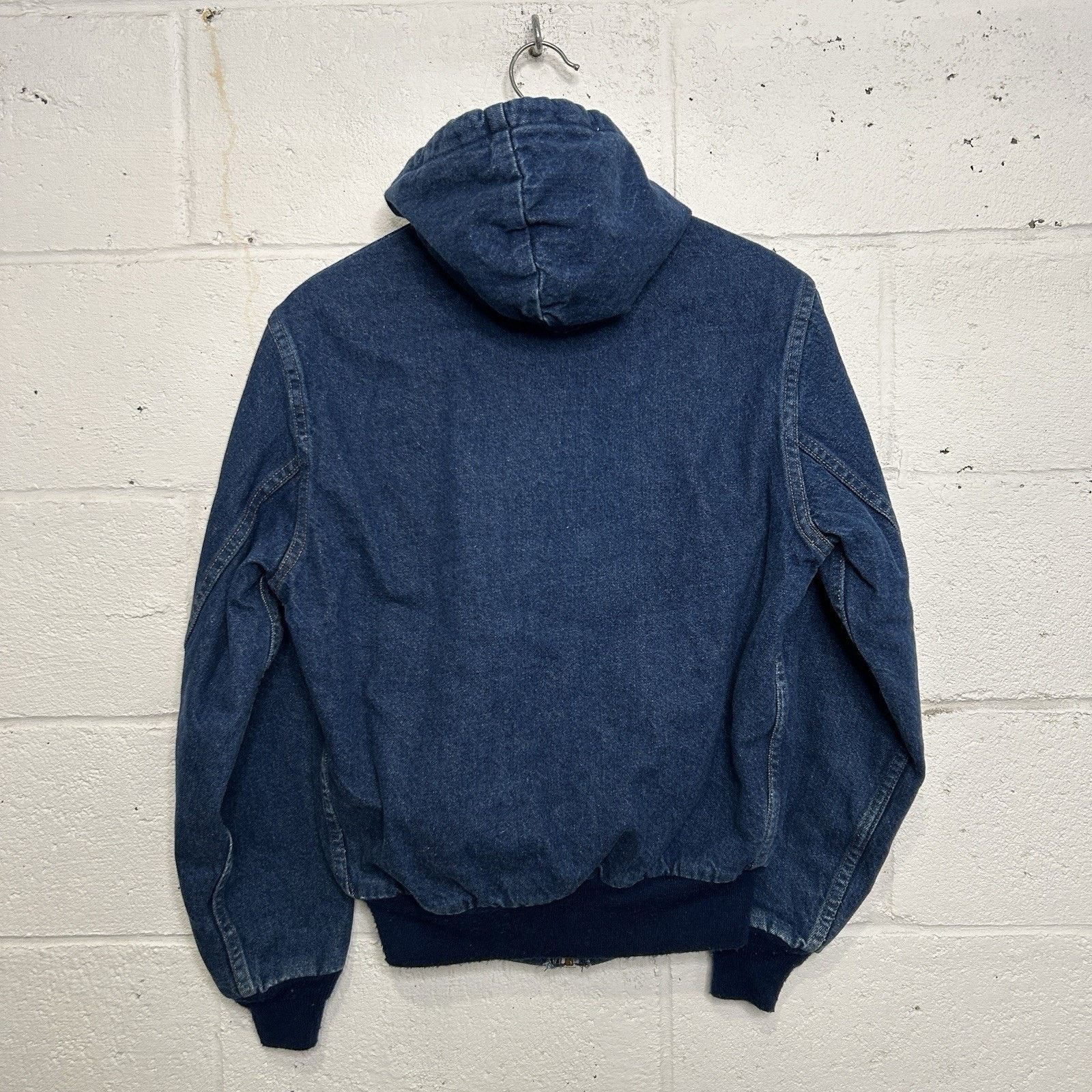 Carhartt VTG Carhartt Flannel-Lined Hooded Active Jacket “Blue Denim” Size US S / EU 44-46 / 1 - 3 Thumbnail