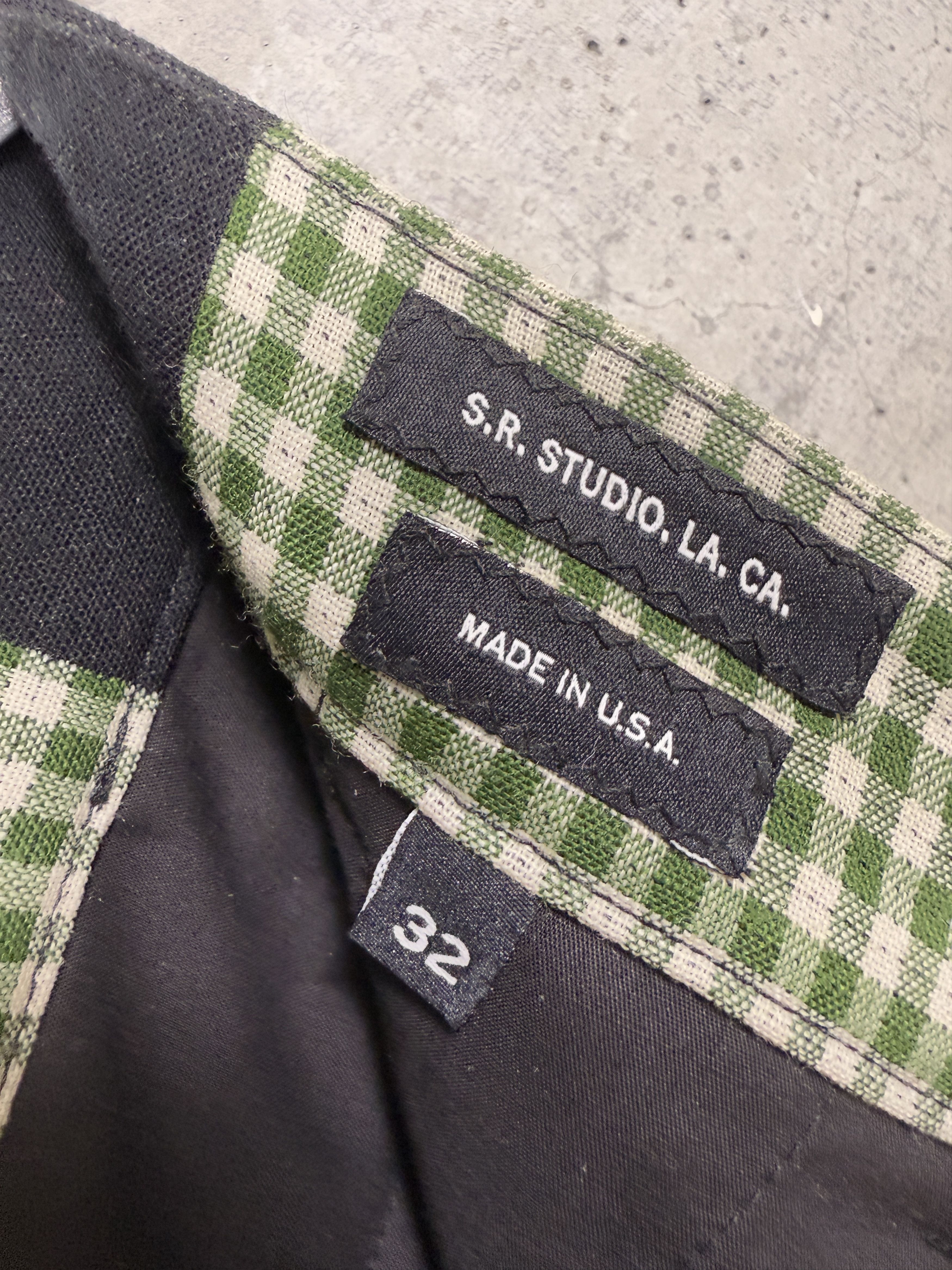 Sterling Ruby Sterling Ruby S.R. Studio Plaid 579 Straight Leg Trousers Size US 32 / EU 48 - 7 Thumbnail