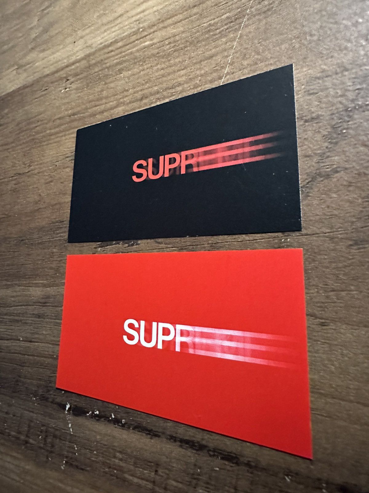 Supreme Supreme Motion Logo Buisness Cards Size ONE SIZE - 2 Thumbnail