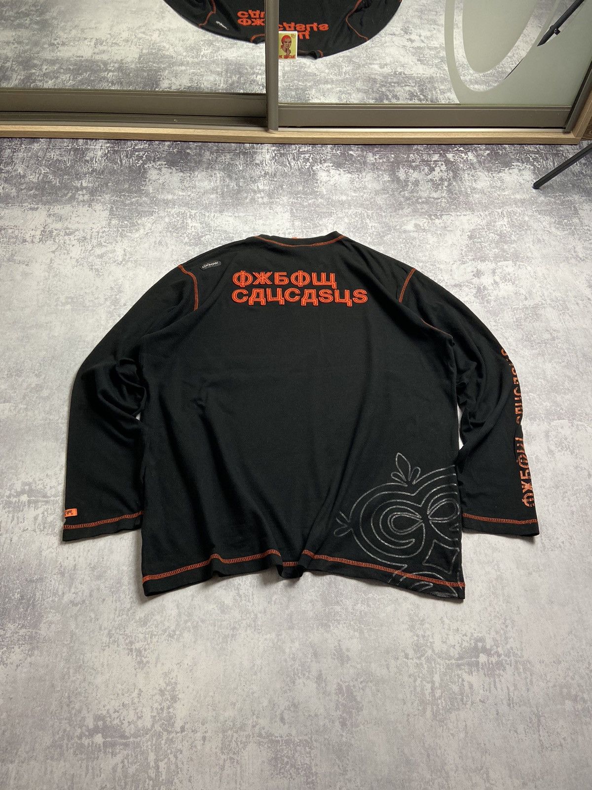 Oxbow Gosha Rubchinskyi Russia Style Y2K Long Sleeve T-Shirt