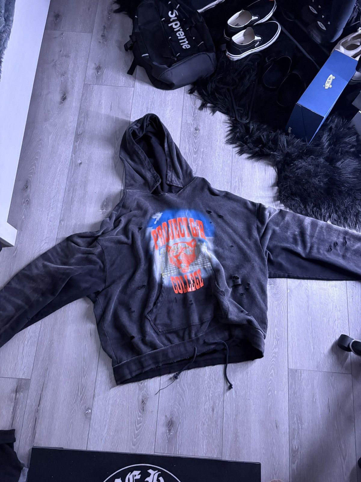 PROJECT G/R PROJECT G/R College Mix Printed Hoodie Size US M / EU 48-50 / 2 - 1 Thumbnail