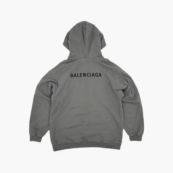 Balenciaga Balenciaga Balenciaga Logo Hoodie for Men in Gray -2507 Size US S / EU 44-46 / 1 - 3 Thumbnail