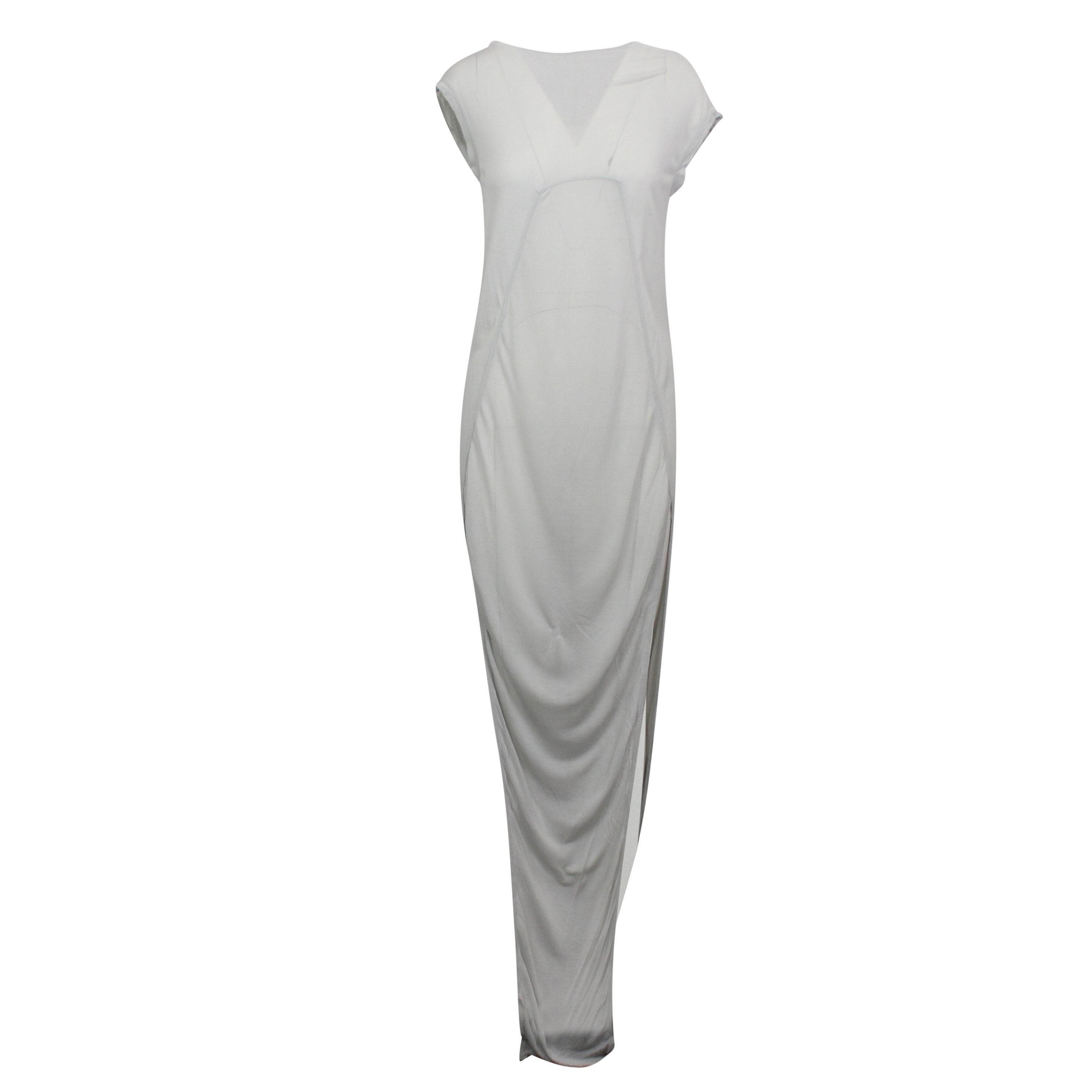 image of Rick Owens Oyster White Column Dress Size 6/42, Women's