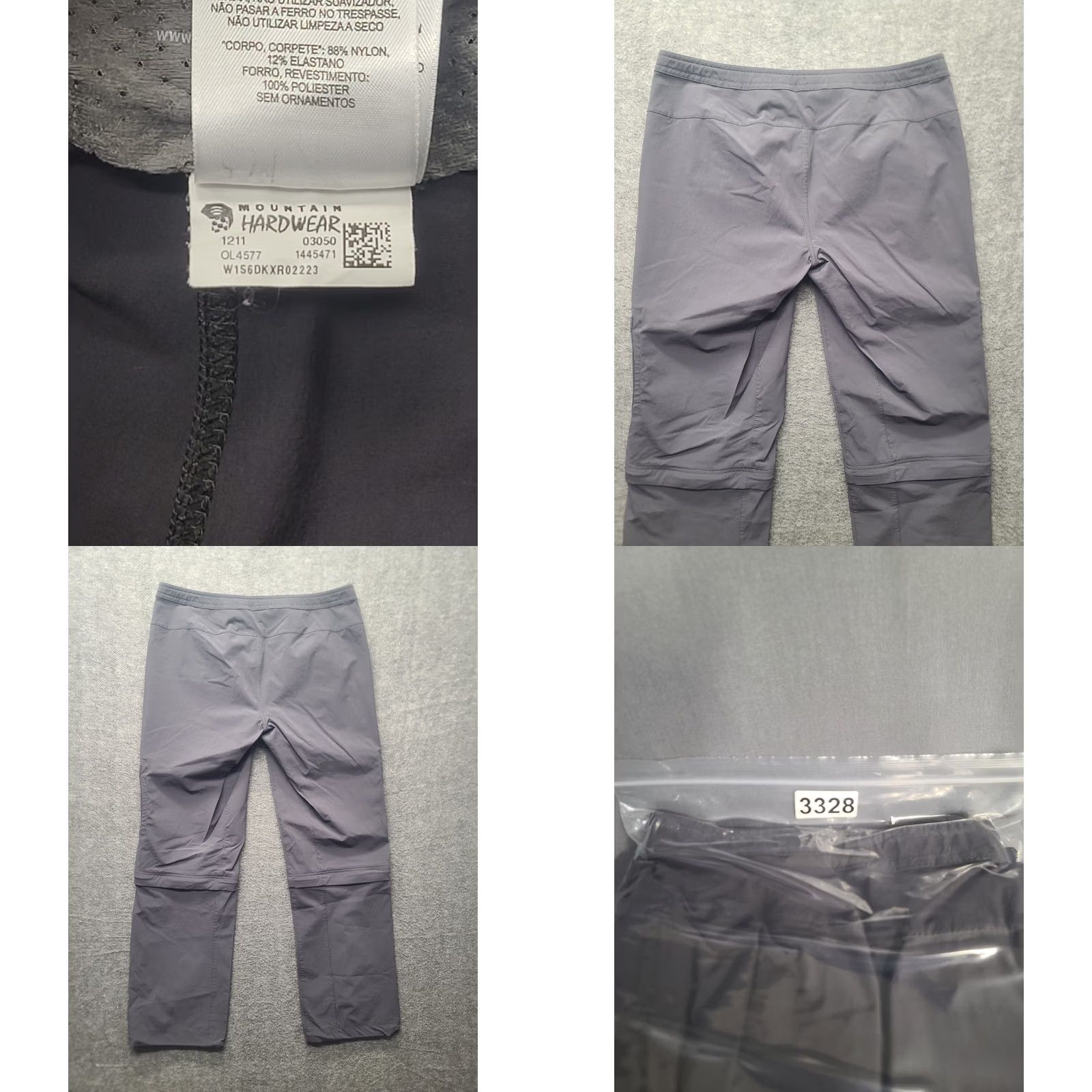Mountain Hardwear Mountain Hardwear Dynama Pants Womens 10x32 Regular Cargo Convertible Hiking Stretch Quick Dry Water Resistant Breathable Inseam 32 Brown Knit? Size 32" / US 10 / IT 46 - 9 Thumbnail