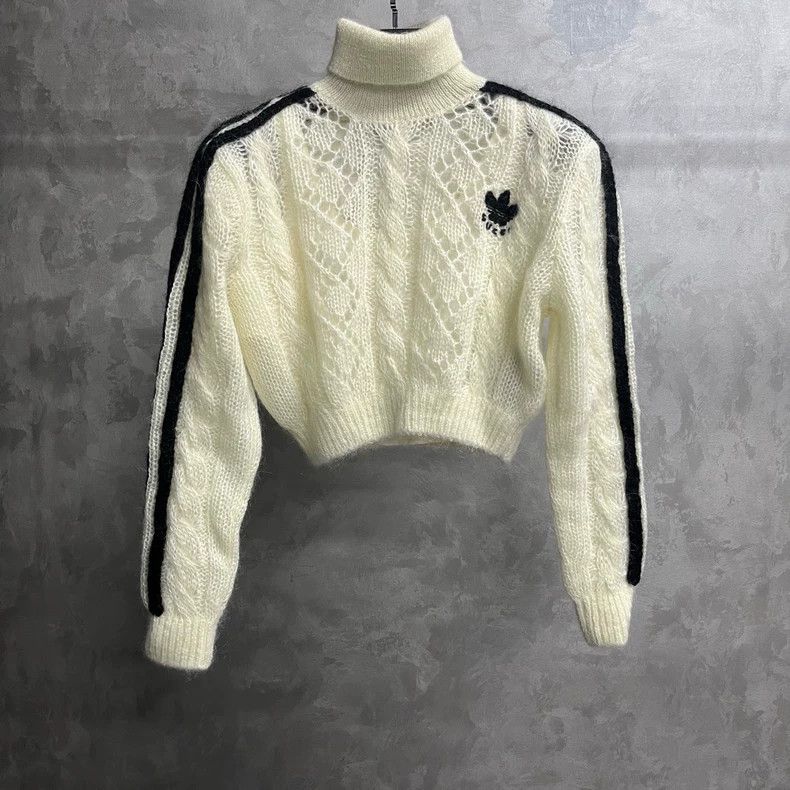 Gucci Gucci Ivory white horsehair knitted sweater 2504-Nextarrow Size M / US 6-8 / IT 42-44 - 1 Thumbnail