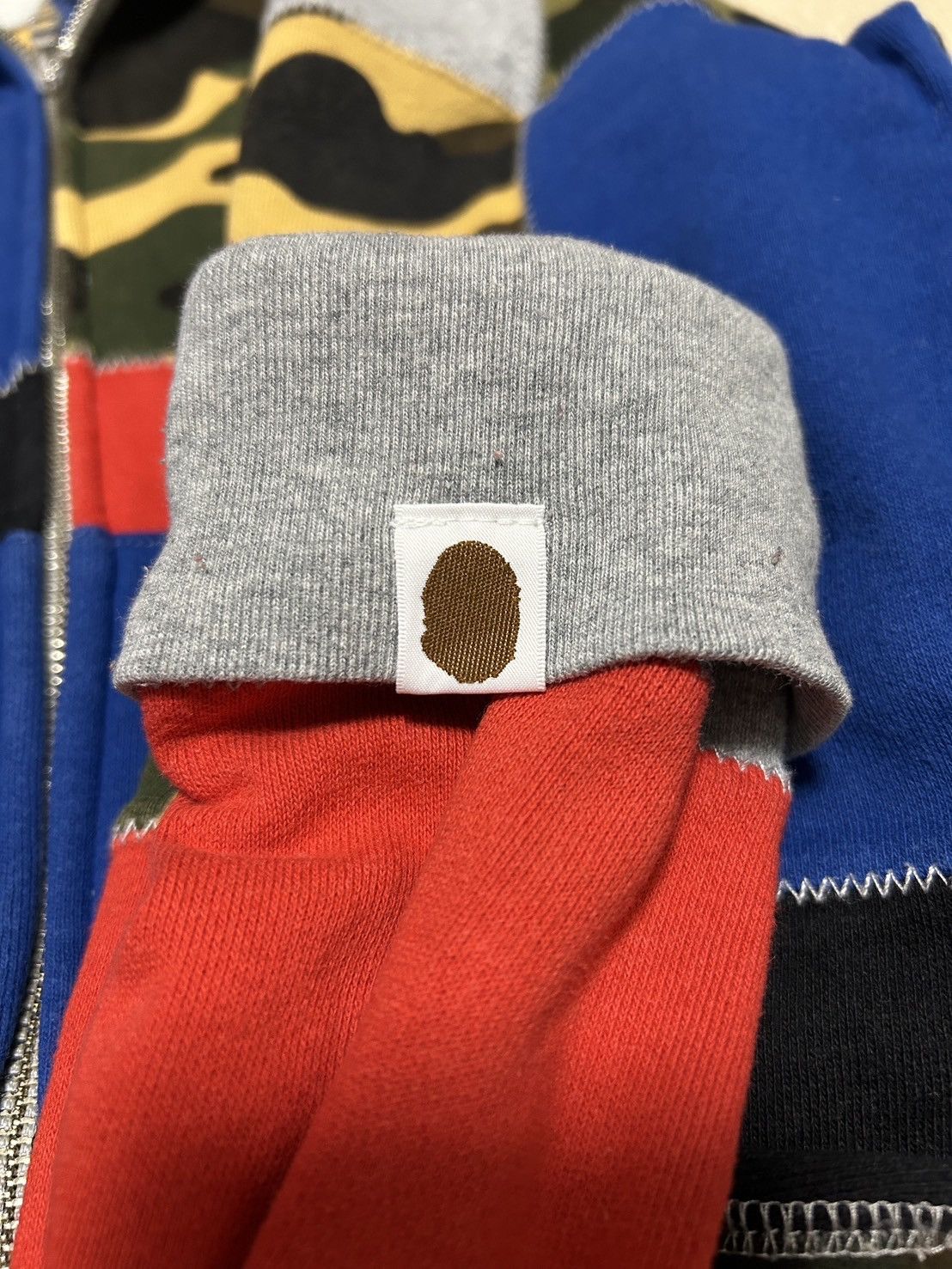 Bape Bape Crazy Patch Camo Multi Full Zip Hoodie Size US M / EU 48-50 / 2 - 7 Thumbnail