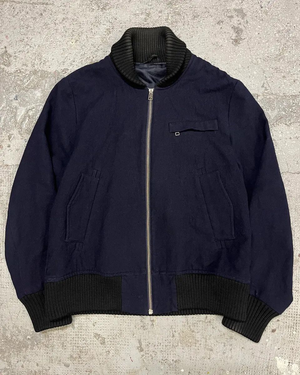 Acne Studios × Vintage AW2007 Acne Studios Wool Navy Bomber Size US M / EU 48-50 / 2 - 1 Thumbnail