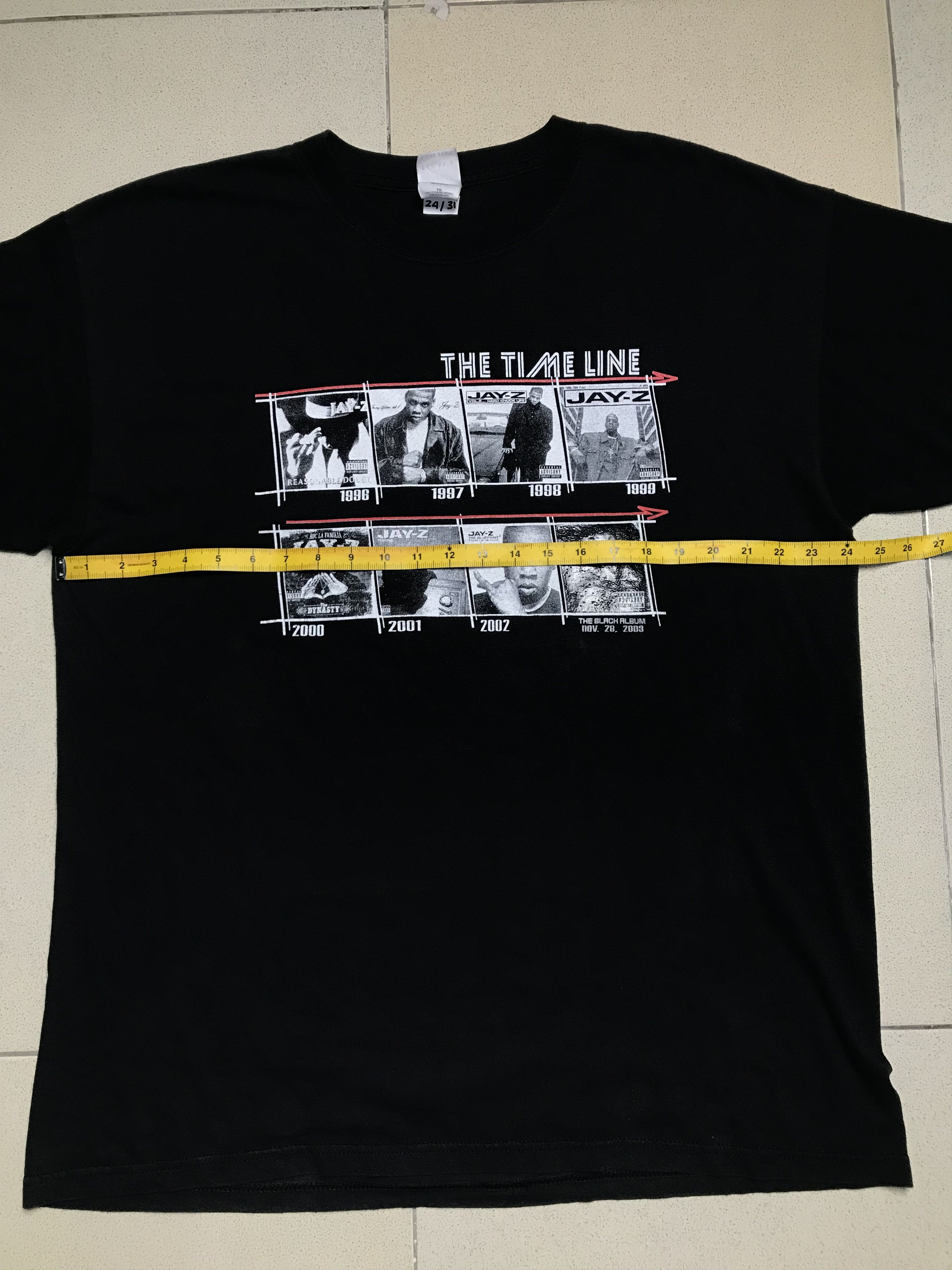 Rap Tees Vintage Jay Z Shirt Black Album Promo Shirt Size US L / EU 52-54 / 3 - 6 Thumbnail