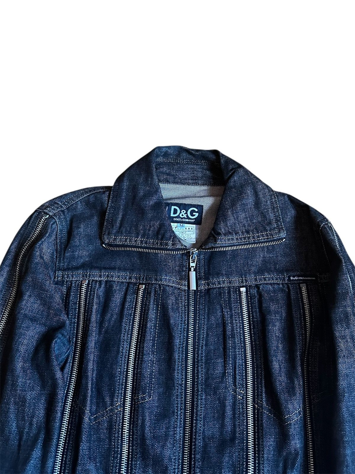 Dolce & Gabbana Dolce Gabbana SS03 Multizip Denim Jacket Size US M / EU 48-50 / 2 - 5 Thumbnail