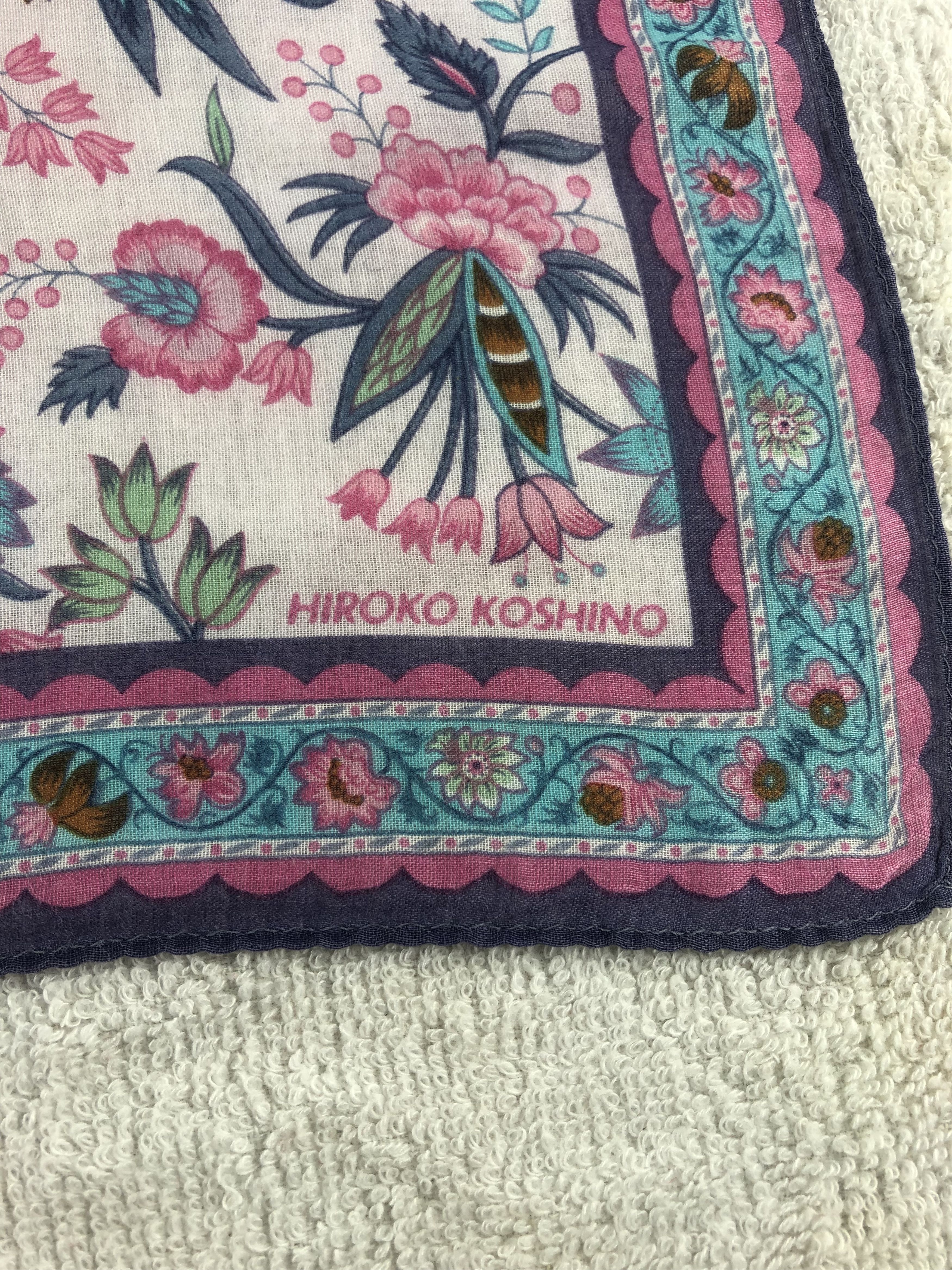 Hiroko Koshino Homme × Japanese Brand × Vintage Hiroko Koshino Handkerchief / Bandana / Neckerchief Size ONE SIZE - 5 Thumbnail