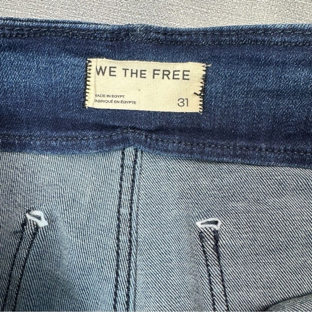 Free People NWT New Free People We The Free Level Up Slit Slim Flare Ni Size 31" - 7 Thumbnail