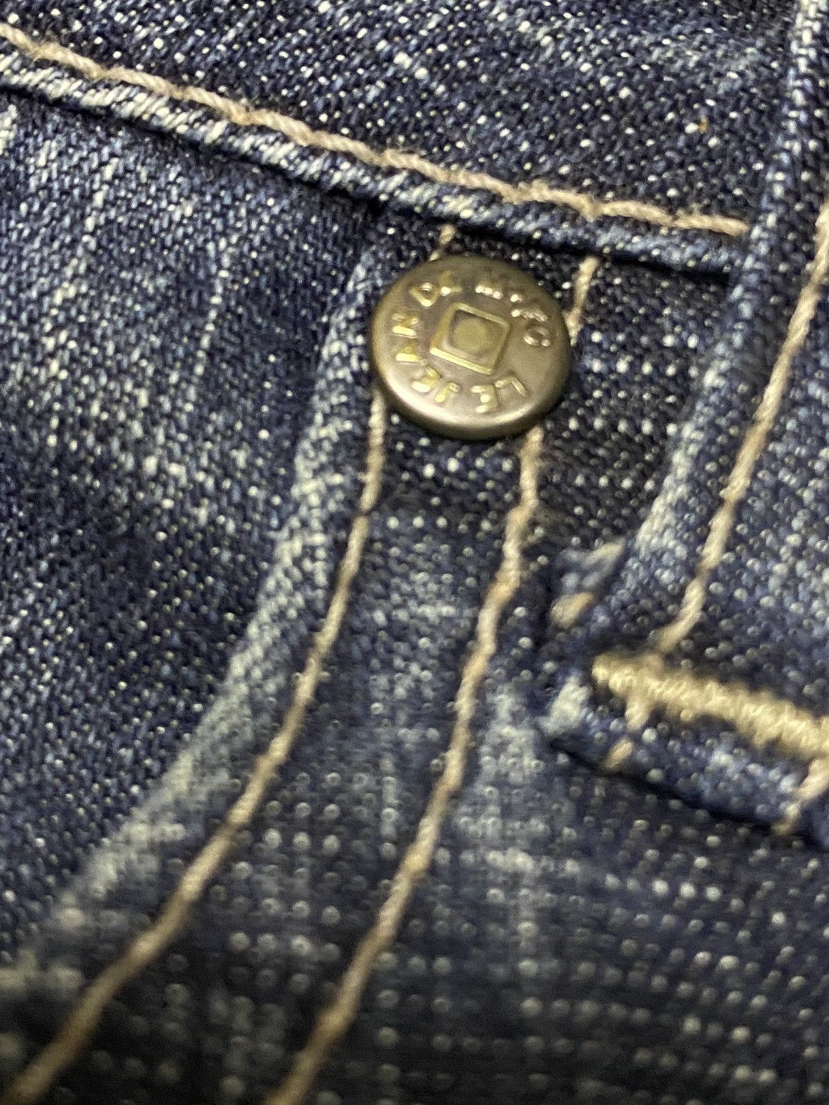 Marithe + Francois Girbaud Vintage Marithe Francois Girbaud Blue Wash Flare style Jeans Size 29" - 9 Thumbnail