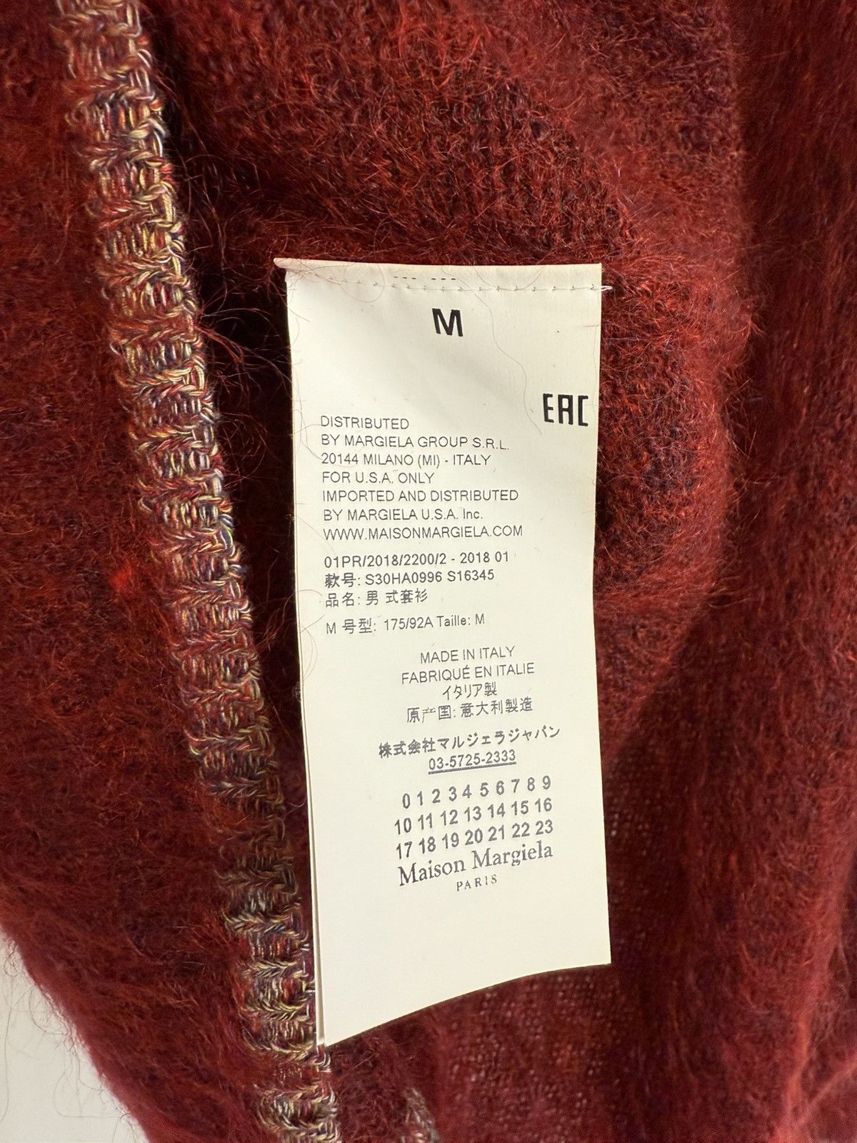 Maison Margiela Mohair-blend Lambswool Knit Sweater Size US M / EU 48-50 / 2 - 6 Thumbnail