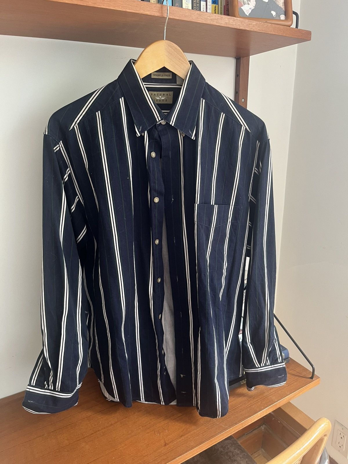 Vintage 90s Vintage navy button up Size US M / EU 48-50 / 2 - 1 Preview