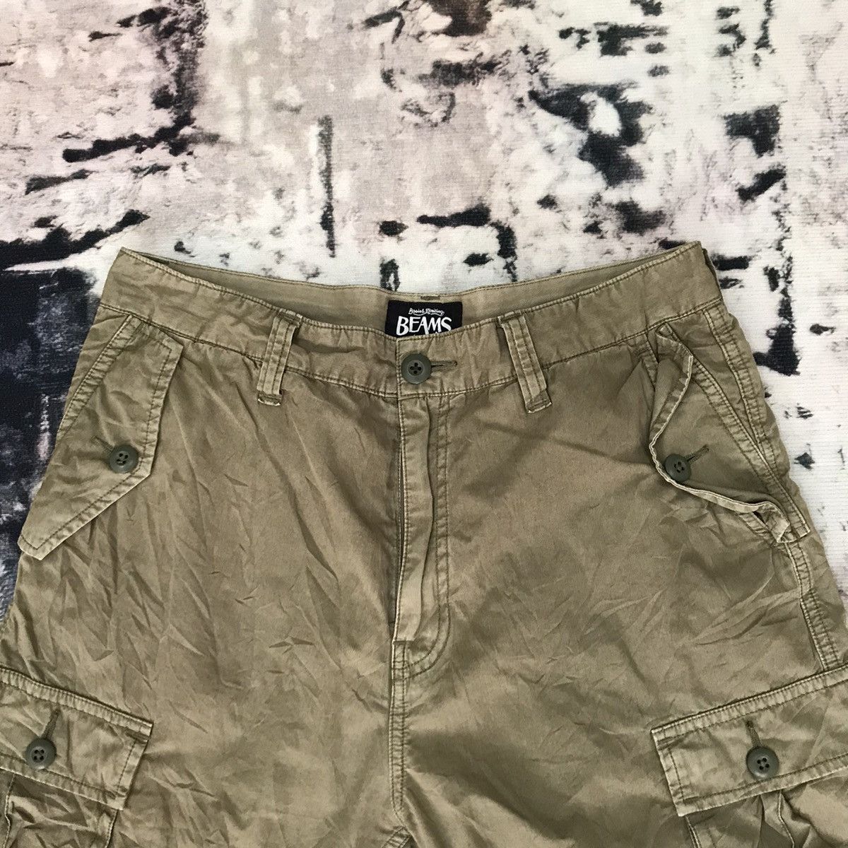 Beams Plus × Japanese Brand × Vintage Vintage Beams Cargo Short Pants Size US 31 - 2 Thumbnail