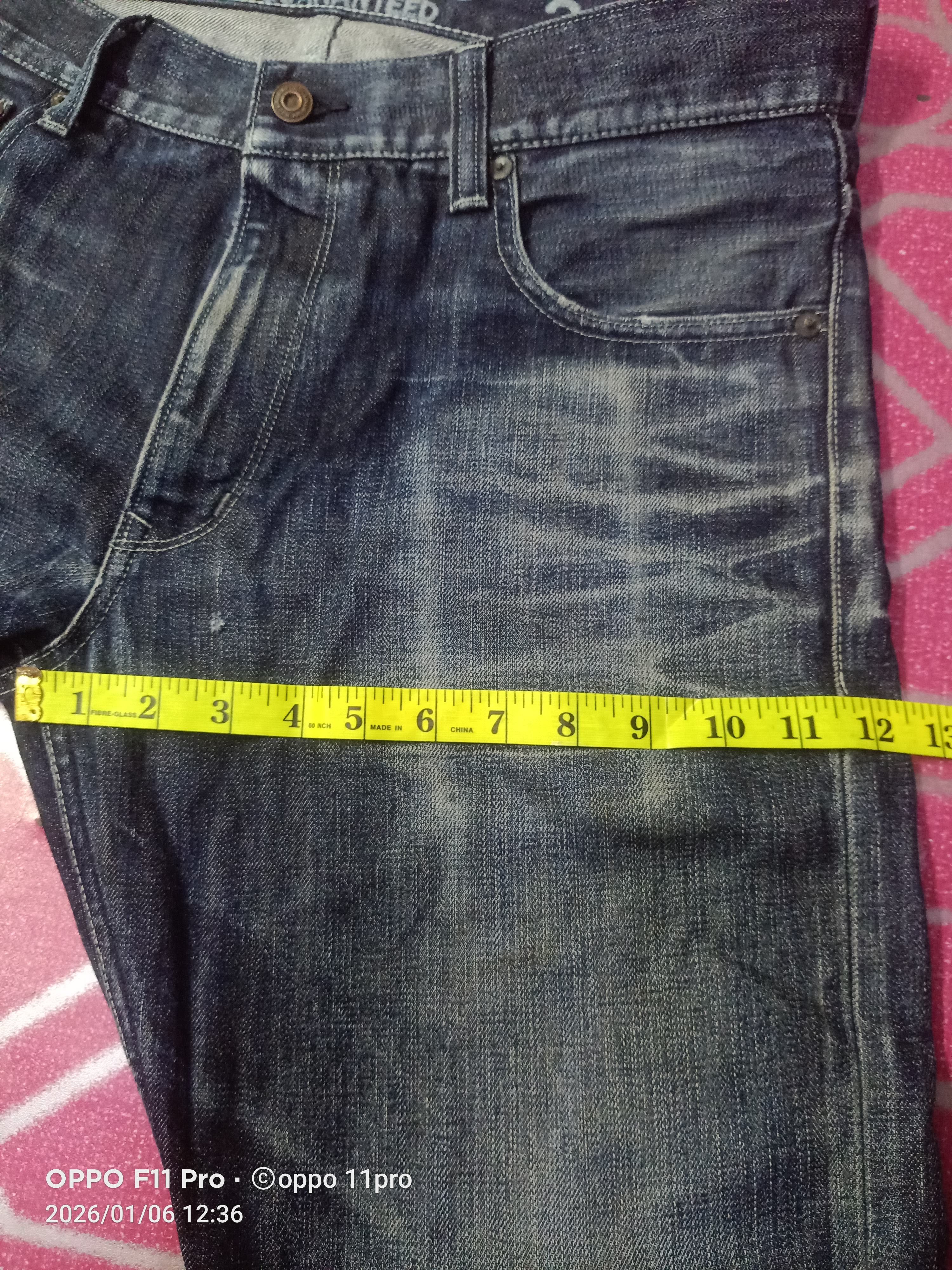 Japanese Brand 🌟Back Number EveryGarment Gurantee Men Denim 🌟 Size US 35 - 12 Thumbnail