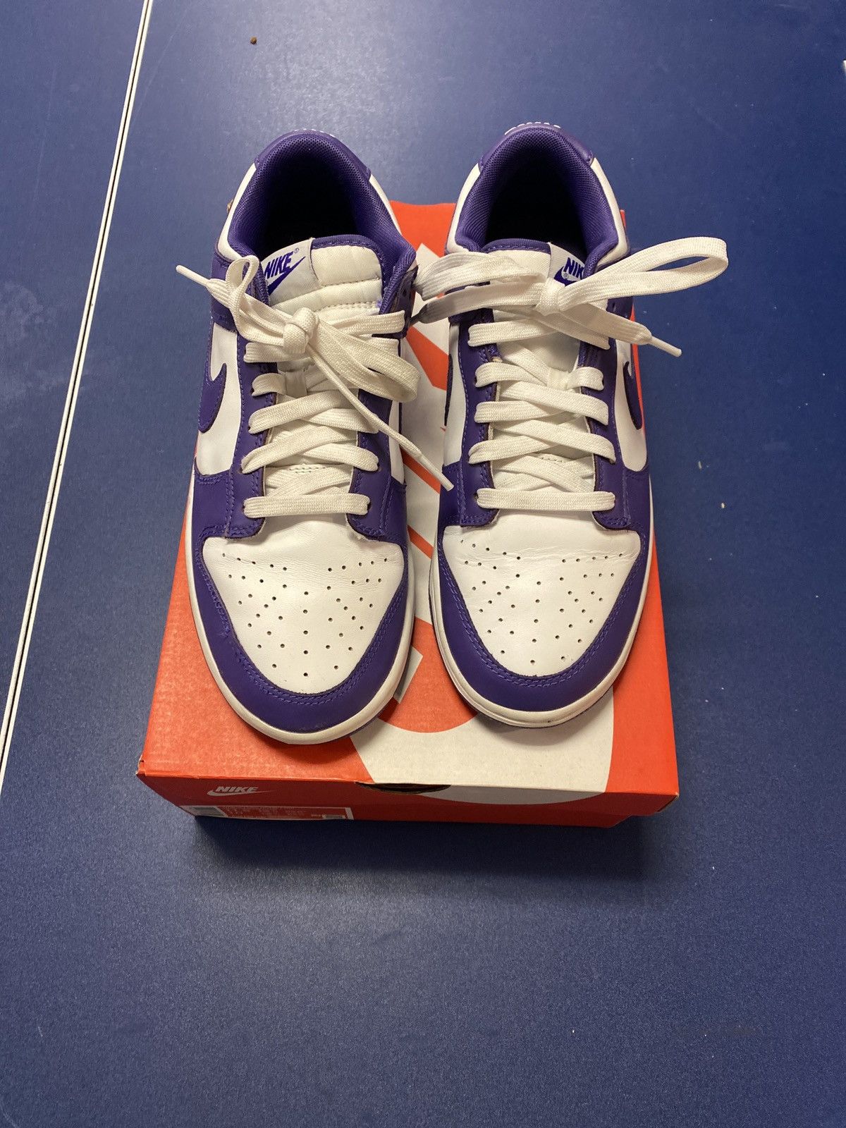 Nike Nike Dunk Low Championship Court Purple Size US 9 / EU 42 - 2 Thumbnail