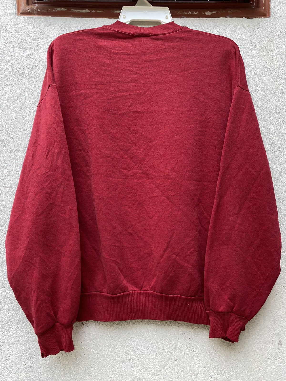 Vintage Vintage 90s sweatshirt plain Size US XL / EU 56 / 4 - 4 Thumbnail