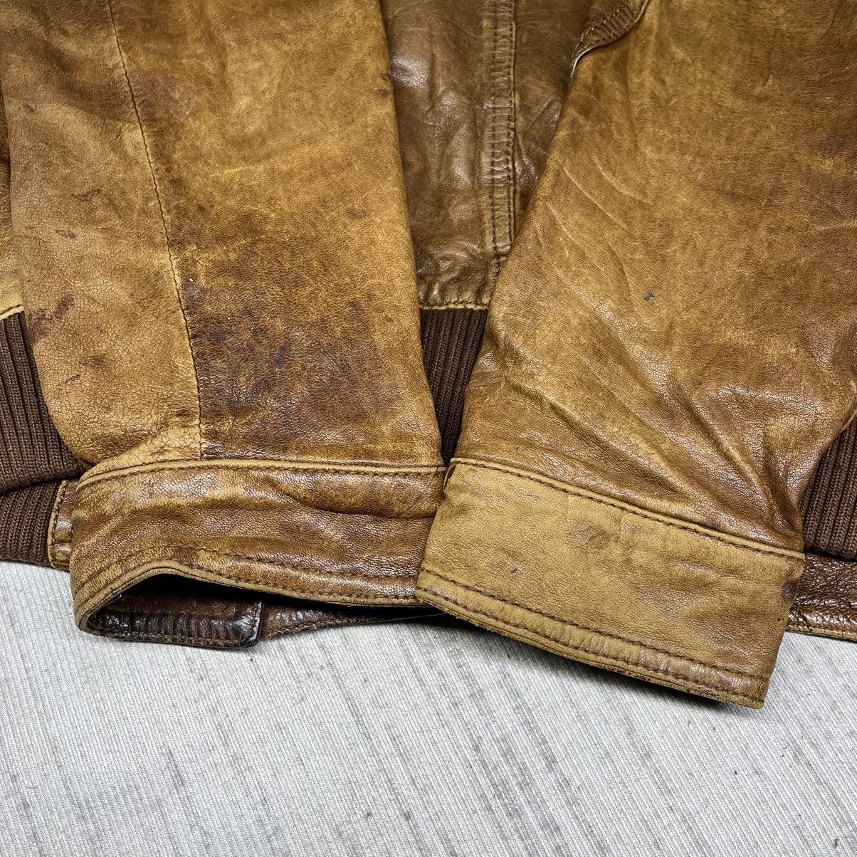Massimo Dutti Massimo Dutti Brown motorcycle Leather Jacket Size US M / EU 48-50 / 2 - 11 Thumbnail