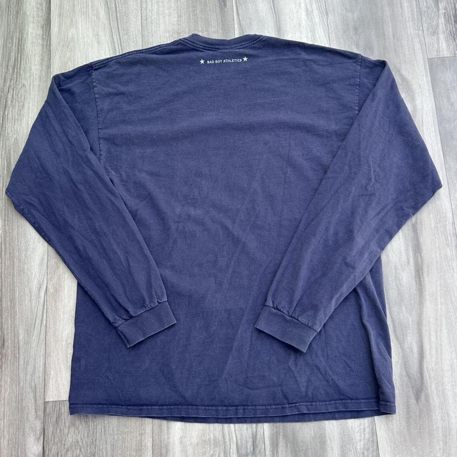 Other Vintage y2k Bad Boy Athletics Blue Long Sleeve T shirt XL Size US XL / EU 56 / 4 - 3 Thumbnail