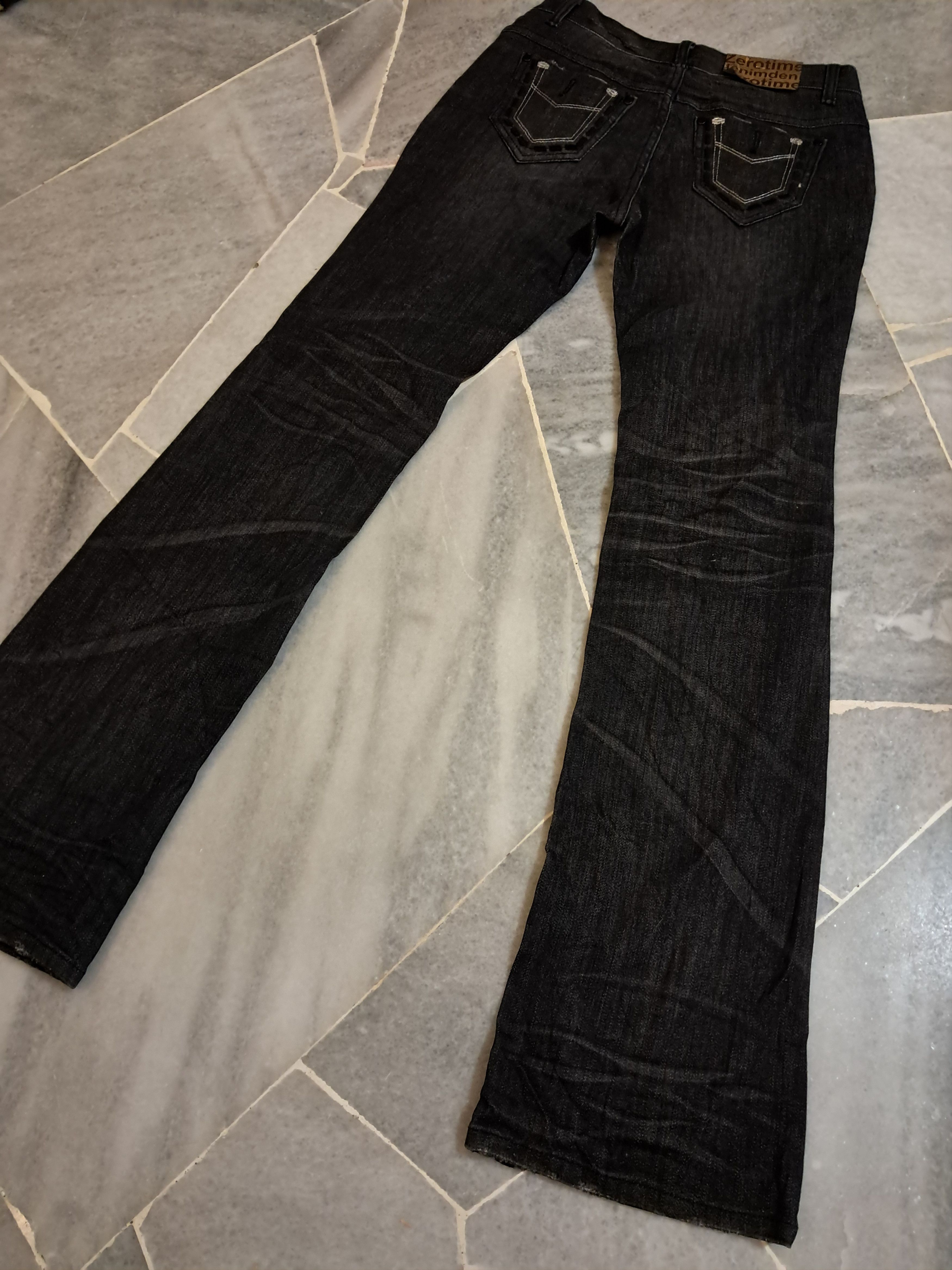 In The Attic × Japanese Brand × Tornado Mart Flare Jeans Originally Faded Black Japan Zero Time premium Size US 26 / EU 42 - 2 Thumbnail