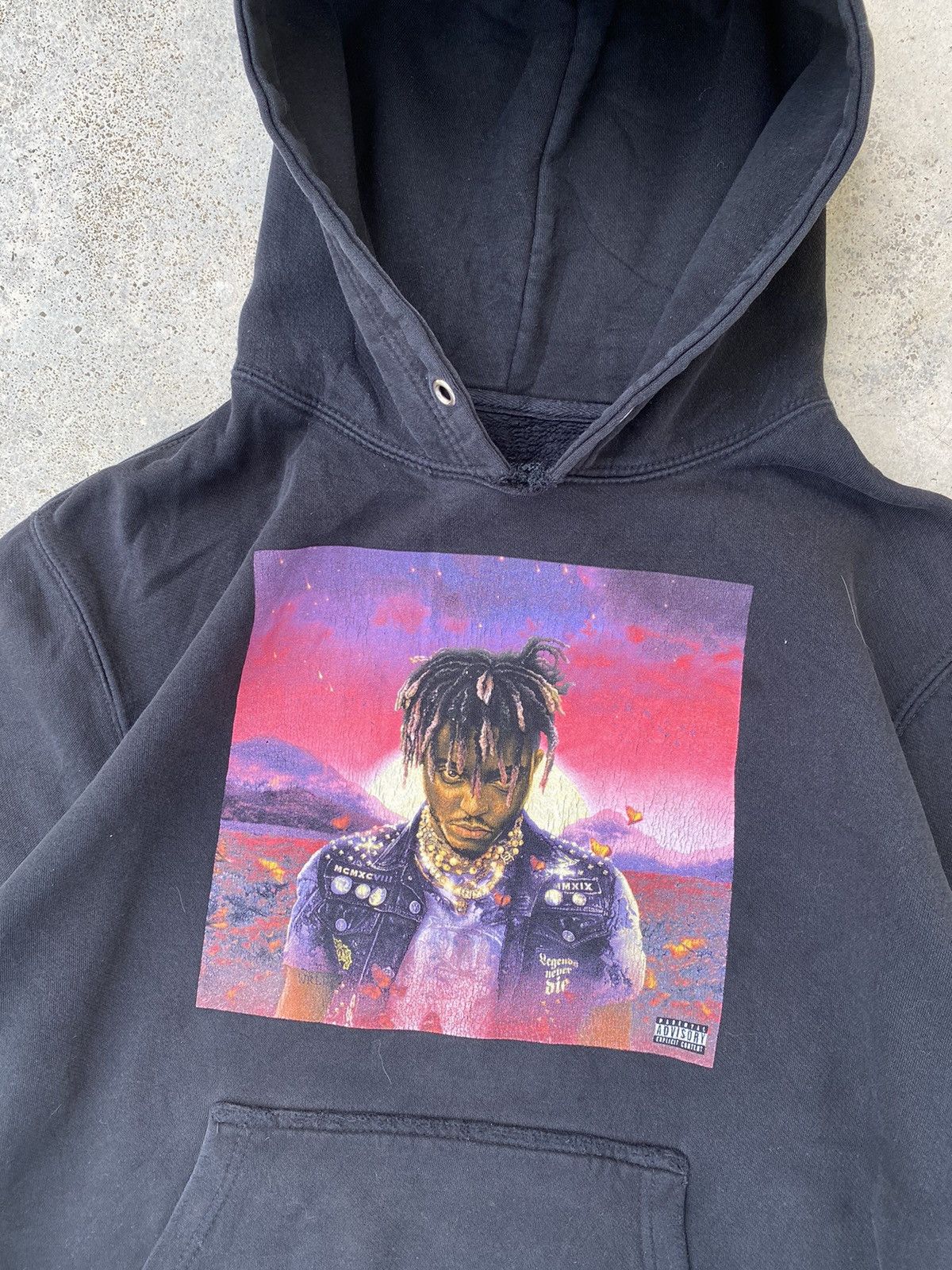 Band Tees Vintage Y2K Juice World Styled Legends Never Die Hoodie Size US XL / EU 56 / 4 - 2 Thumbnail