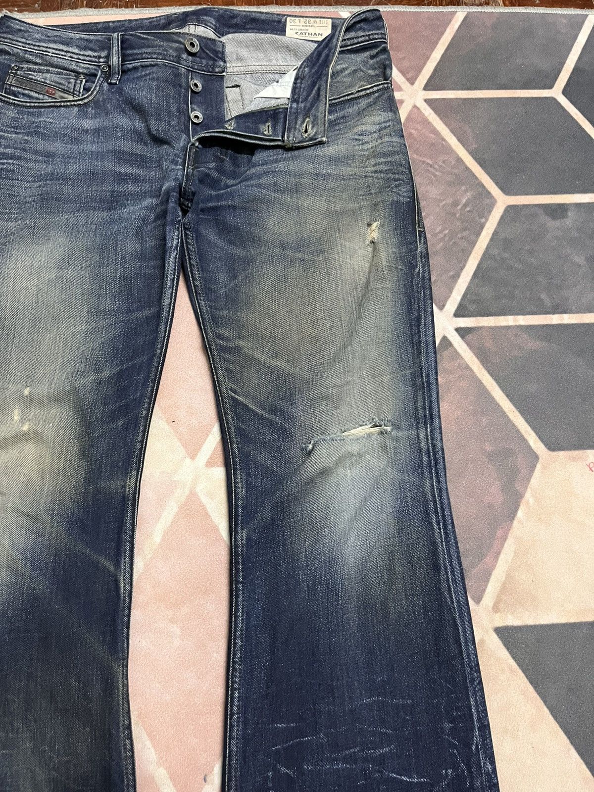 Diesel Diesel Zathan Bootcut Flare Jeans Size US 34 / EU 50 - 6 Thumbnail