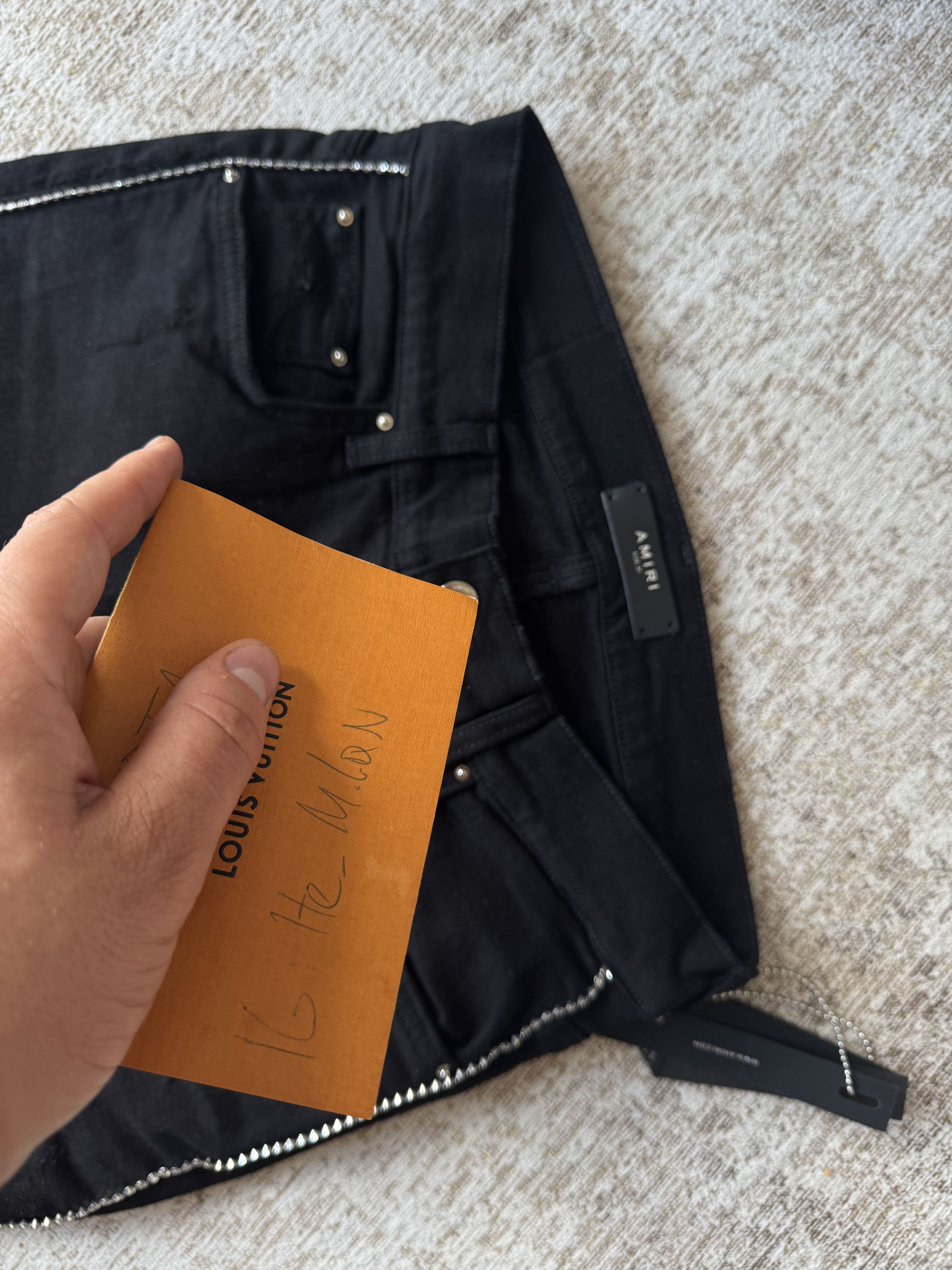 Amiri AMIRI CRYSTAL TRACK | SIZE 31 Size US 31 - 11 Thumbnail